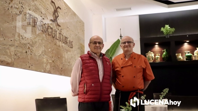 Lope y Manuel López, gerente y cheff en Restaurante TRESCULTURAS Lope y Manuel López, gerente y cheff en Restaurante TRESCULTURAS