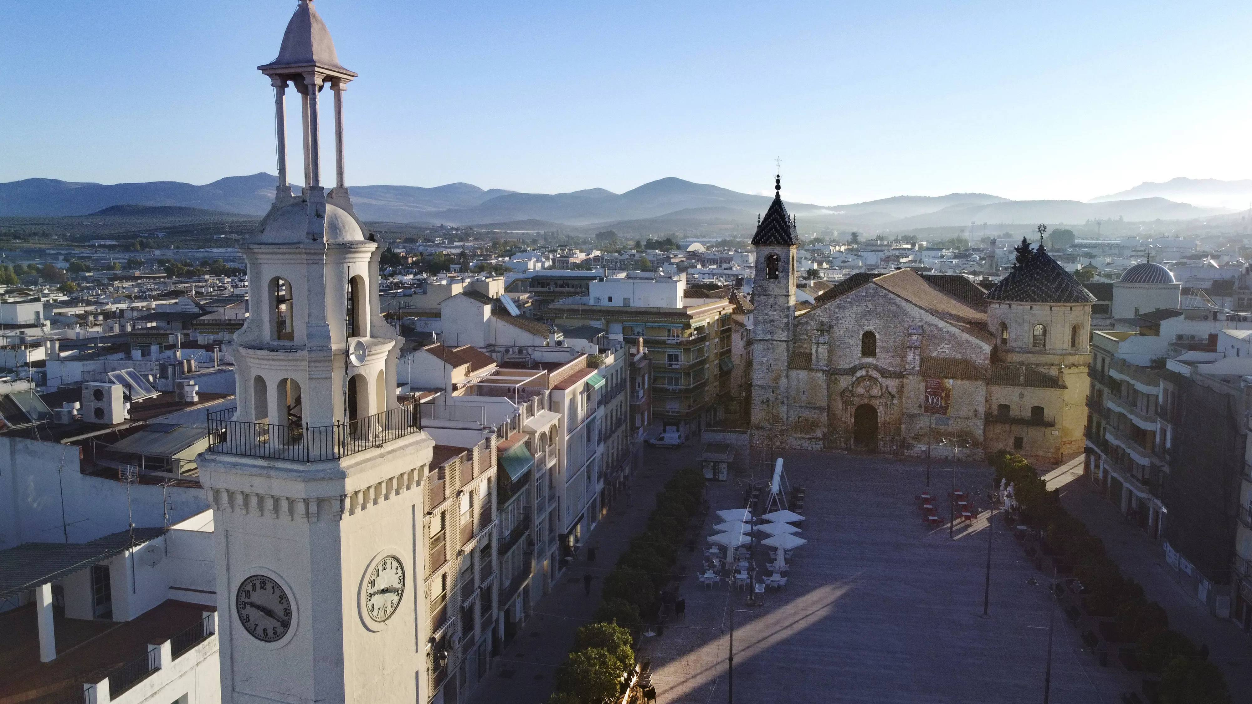 Una vista aérea de Lucena, que ya suma más de 43.000 habitantes