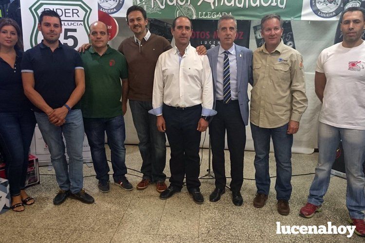  Promotores y autoridades durante la presentación de la Rider Andalucía 2015. 