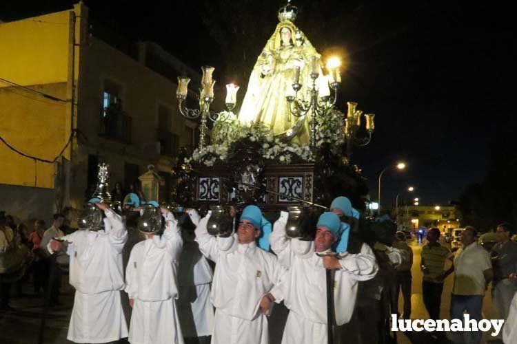  La Virgen del Valle recorrió las calles de su barrio. 