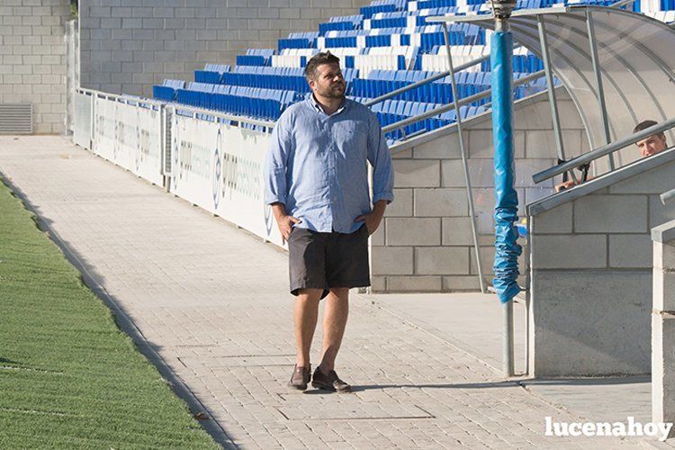  Javier Martí, vicepresidente del Lucena CF. 