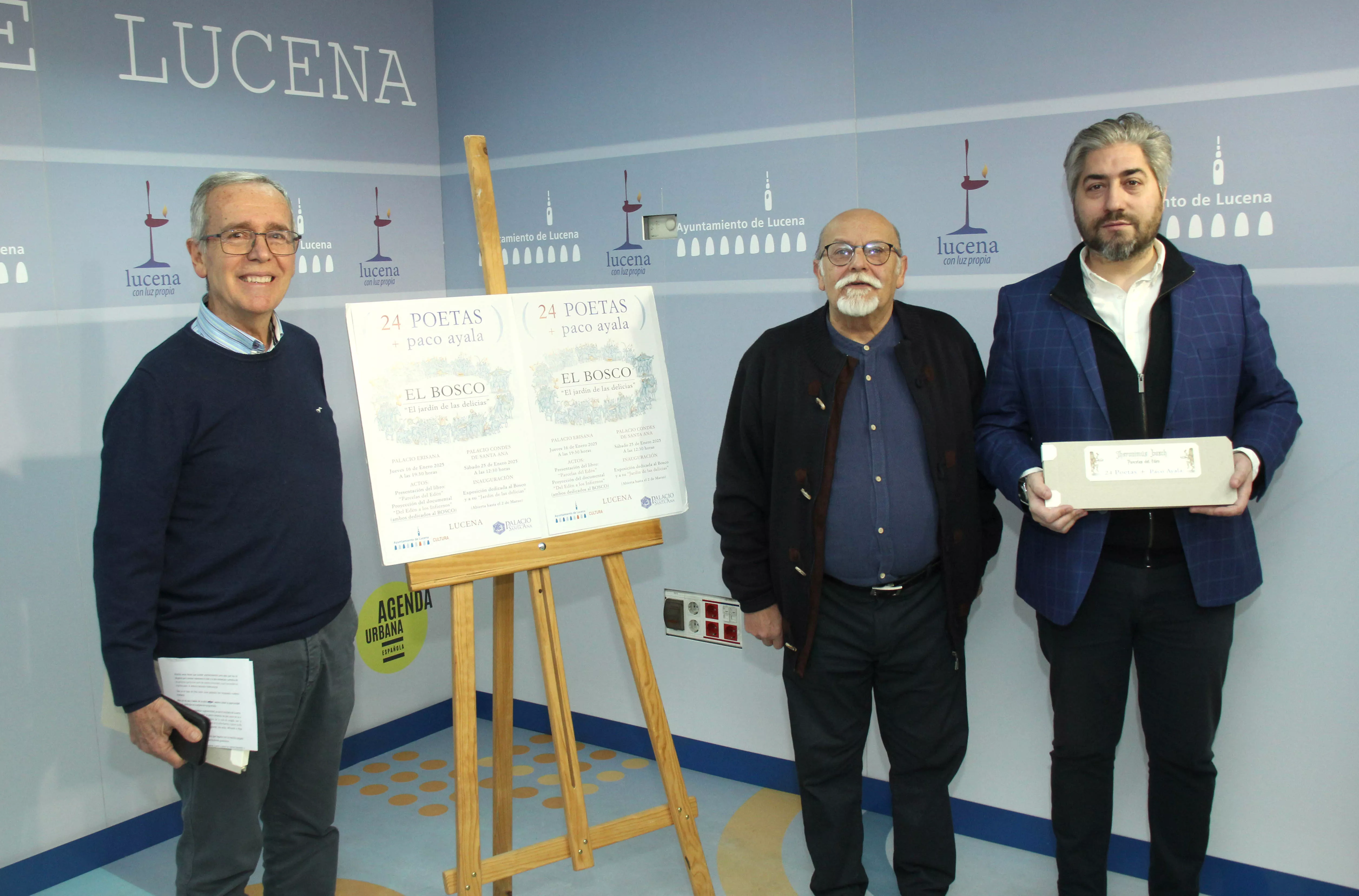 Un momento de la presentación de la exposición