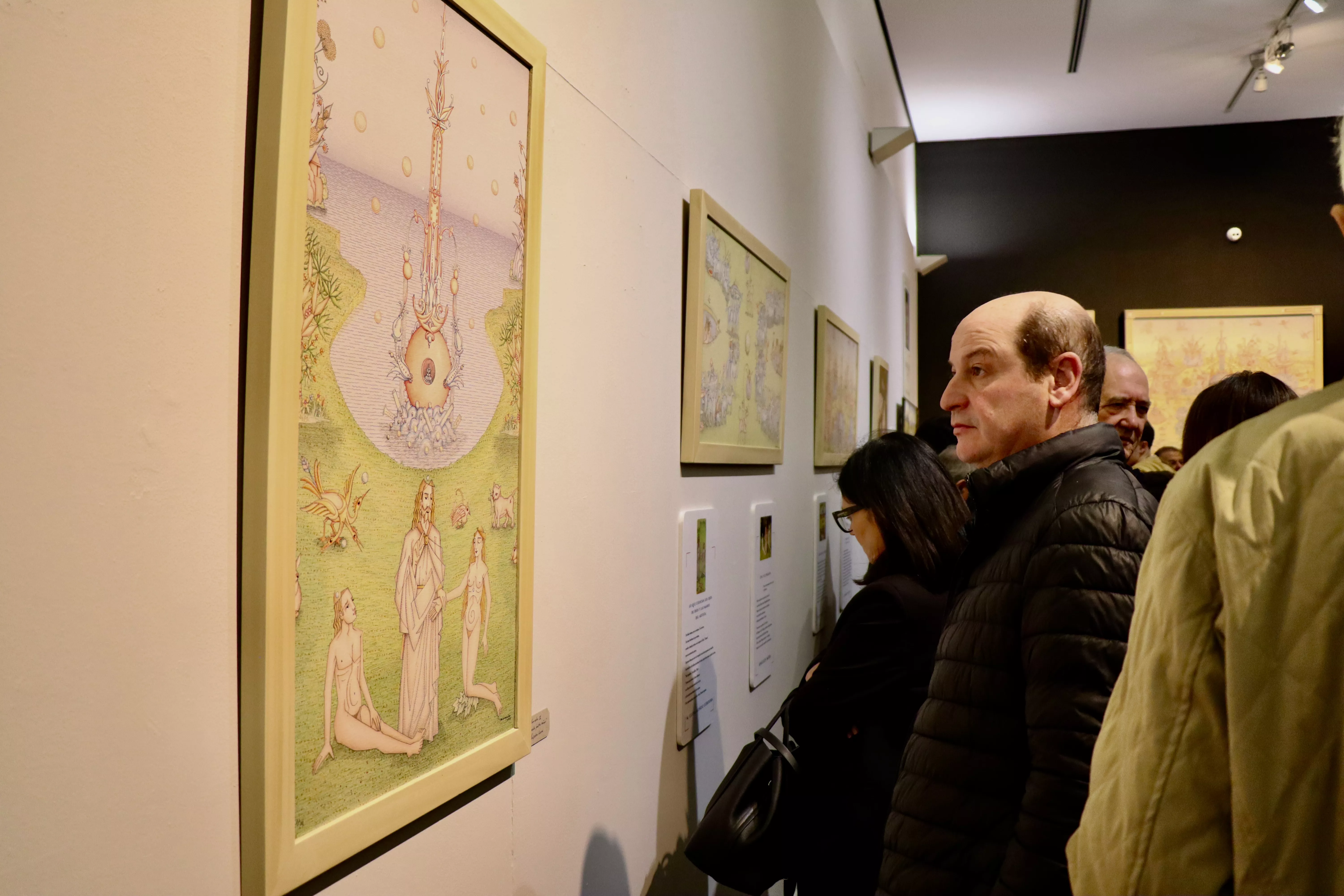 Inauguración de la exposición de Paco Ayala "El Jardín de las Delicias". Inauguración de la exposición de Paco Ayala "El Jardín de las Delicias".