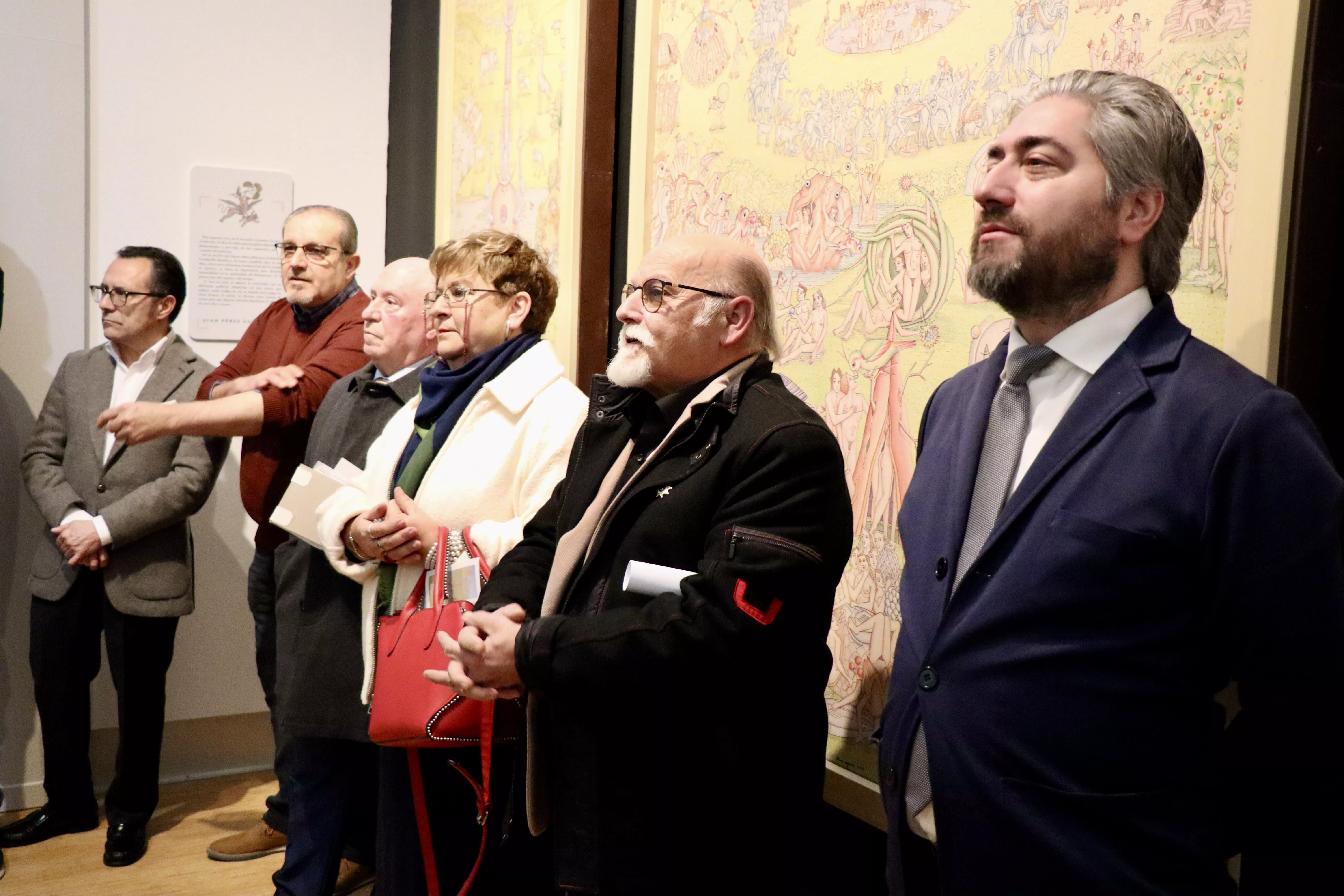 Inauguración de la exposición de Paco Ayala "El Jardín de las Delicias". Inauguración de la exposición de Paco Ayala "El Jardín de las Delicias".