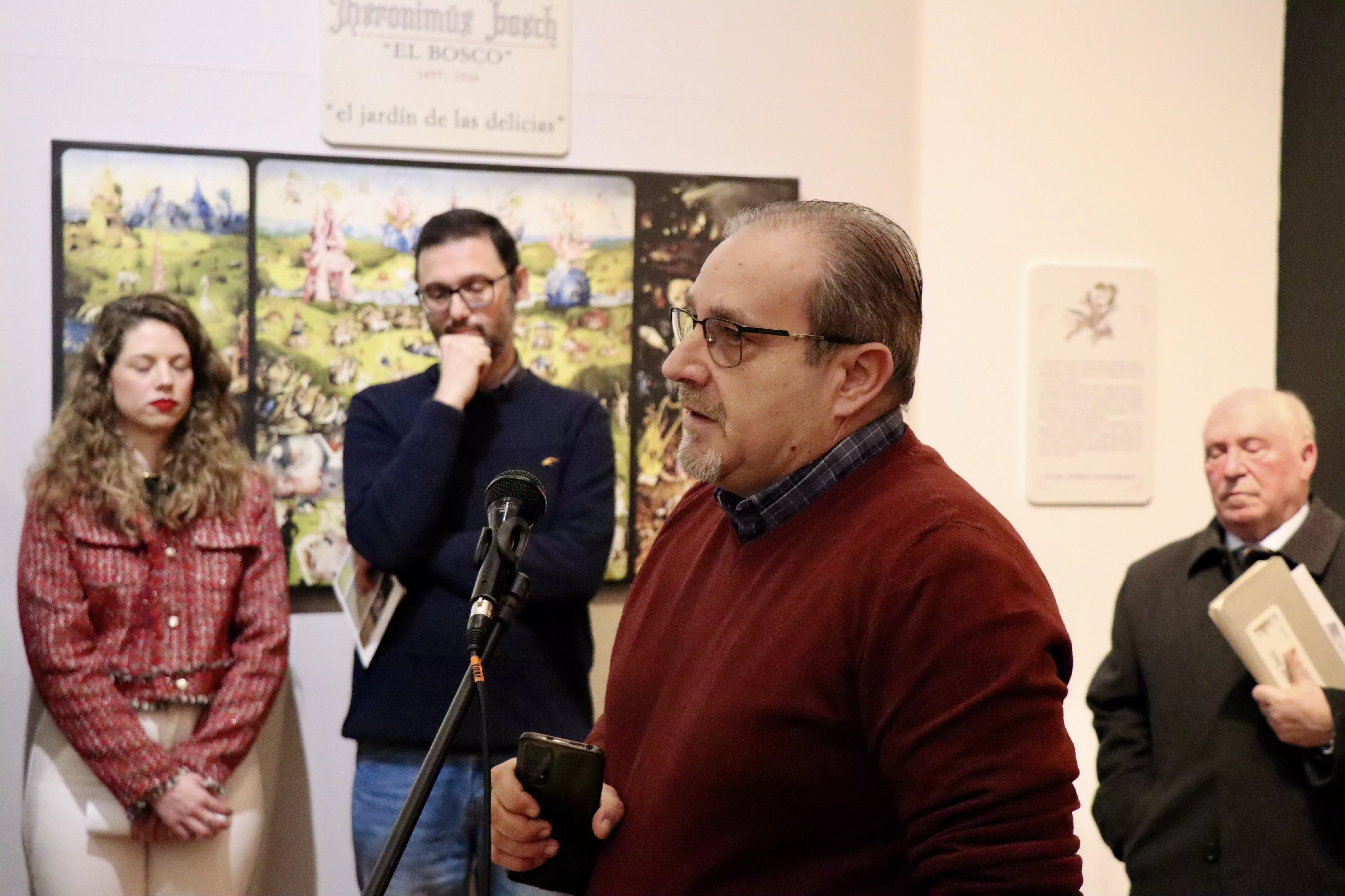 Inauguración de la exposición de Paco Ayala "El Jardín de las Delicias". Inauguración de la exposición de Paco Ayala "El Jardín de las Delicias".