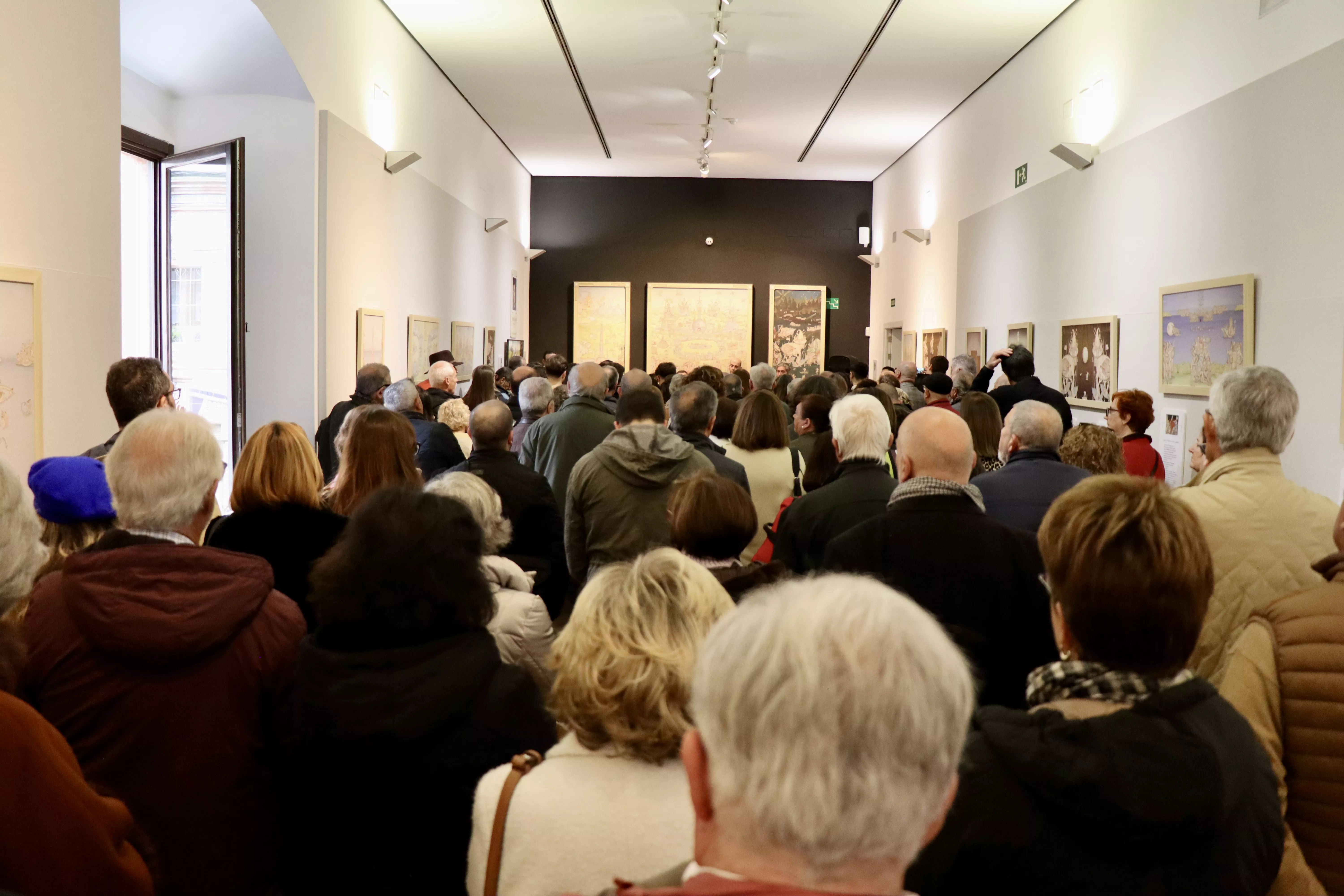Inauguración de la exposición de Paco Ayala "El Jardín de las Delicias". Inauguración de la exposición de Paco Ayala "El Jardín de las Delicias".