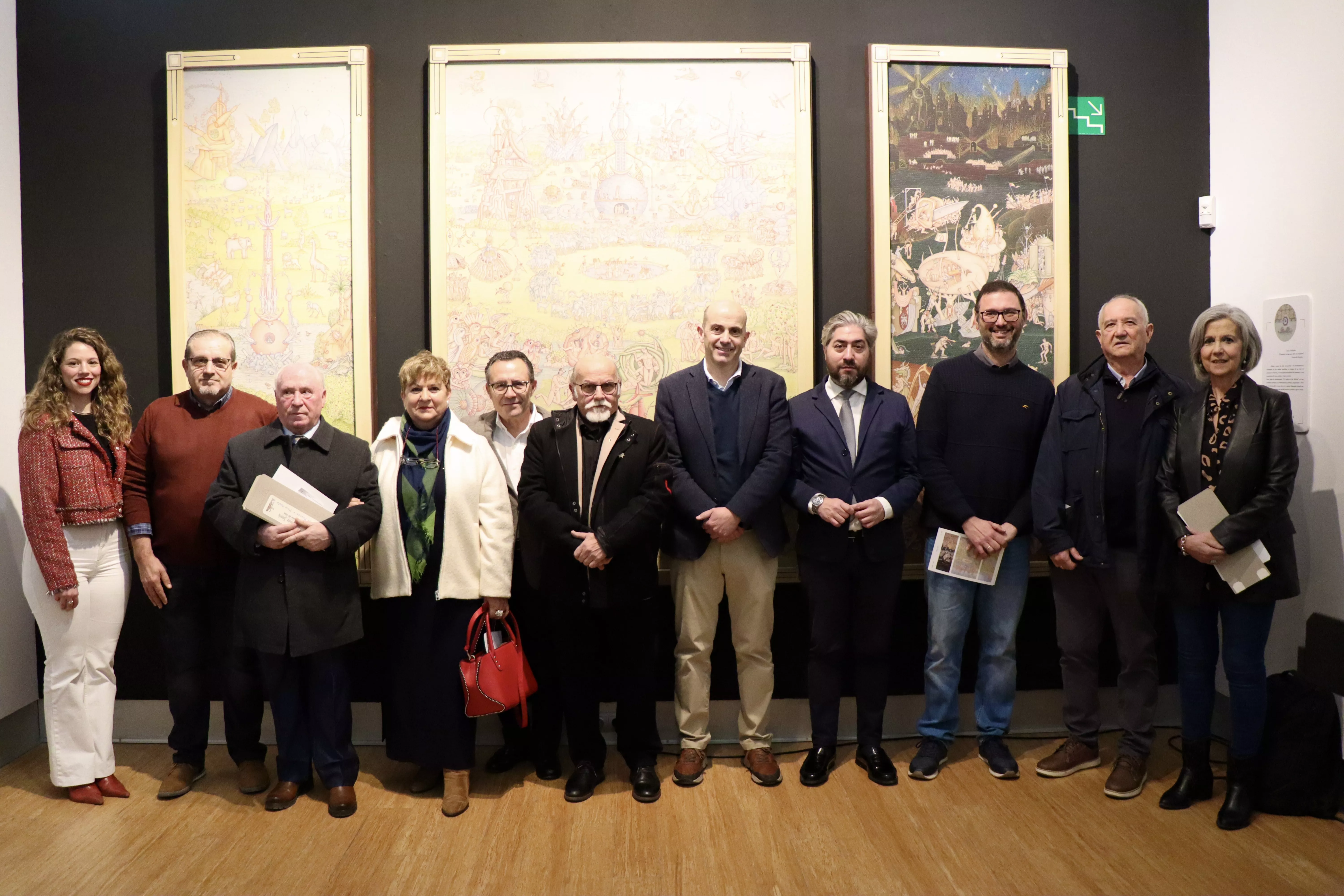 Inauguración de la exposición de Paco Ayala "El Jardín de las Delicias". Inauguración de la exposición de Paco Ayala "El Jardín de las Delicias".