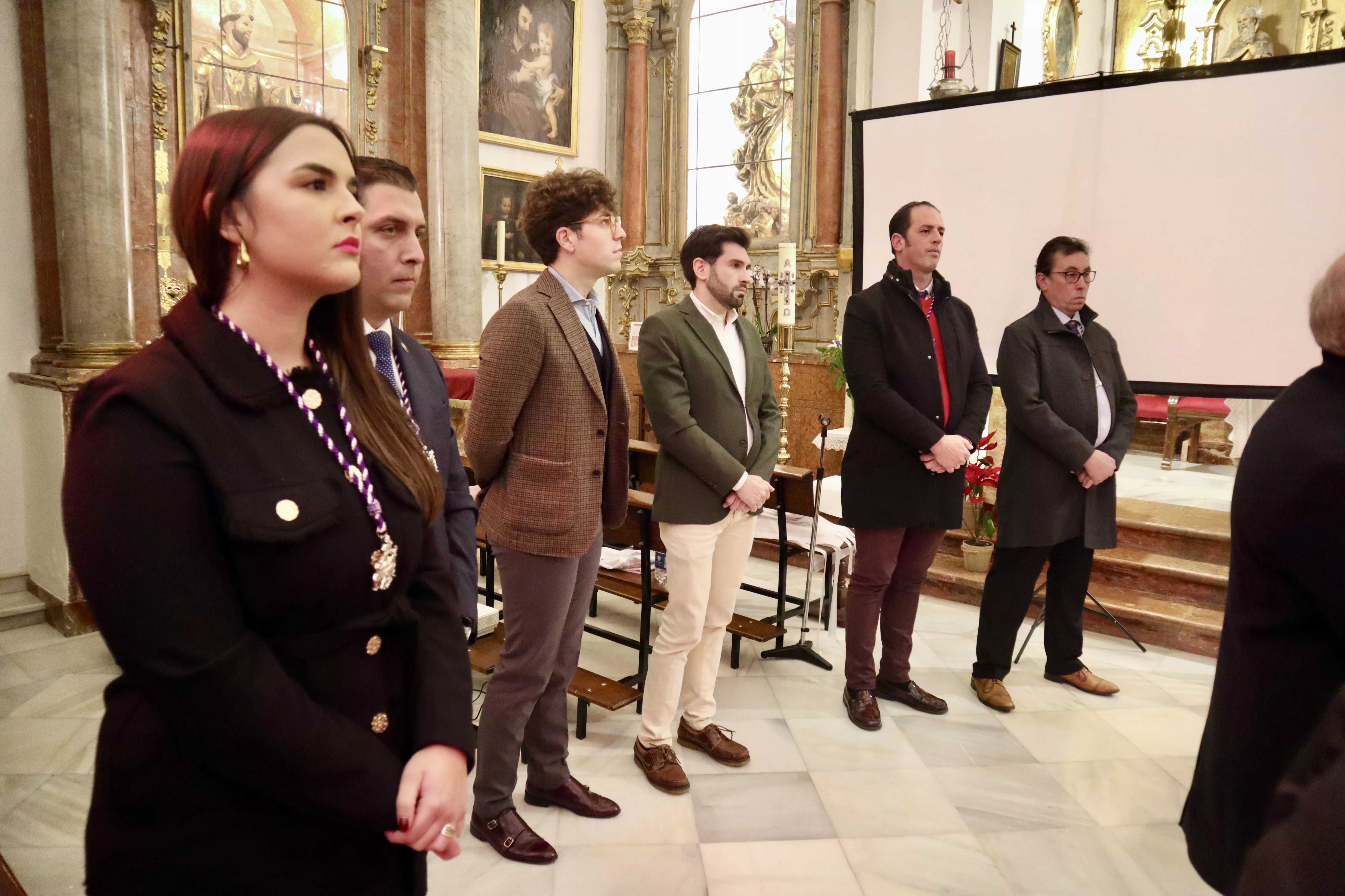 Presentación de la imagen de María Stma. de la Amargura tras su restauración