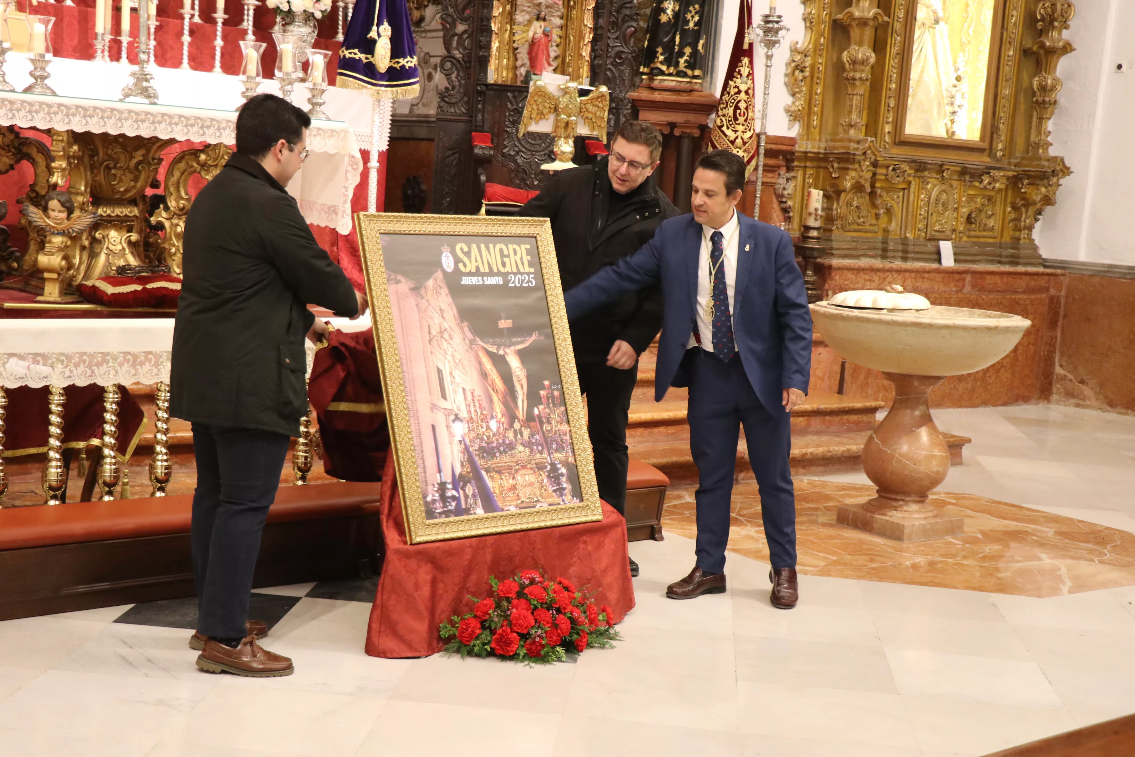Presentación del cartel anunciador del Jueves Santo "Sangre 2025"
