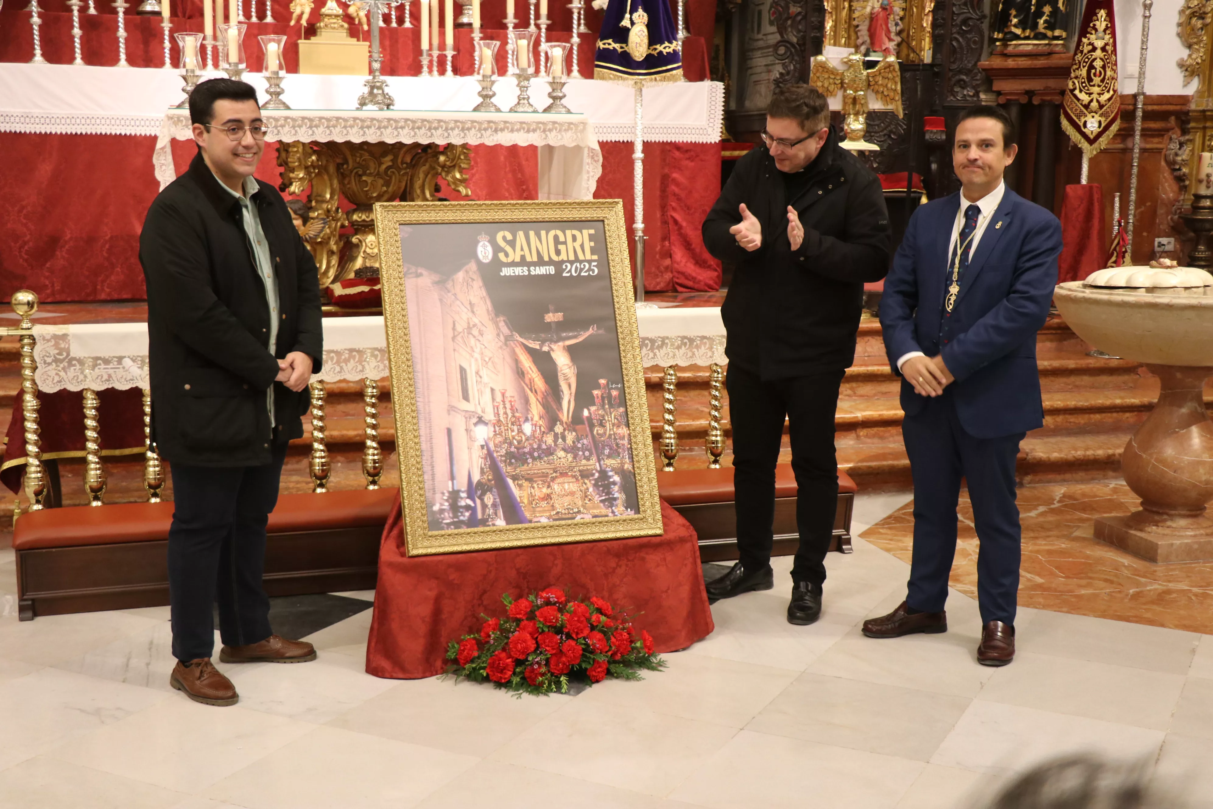 Presentación del cartel anunciador del Jueves Santo "Sangre 2025"