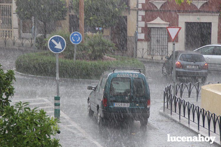  Pese a su intensidad, la lluvia no ha dejado esta vez daños de importancia 