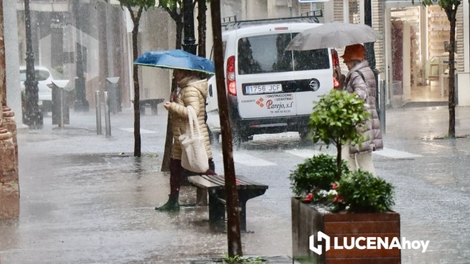 La lluvia, muy presente en Lucena durante los últimos días La lluvia, muy presente en Lucena durante los últimos días