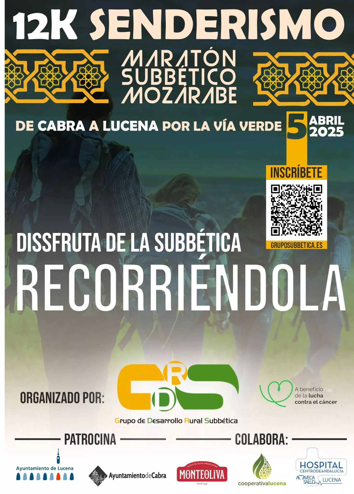 senderismo subbetico mozarabe CARTEL 1468x2048