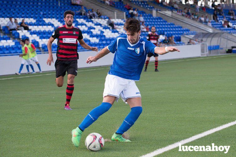  Miki Ruiz fabricó el único gol del Lucena en Alcalá. 