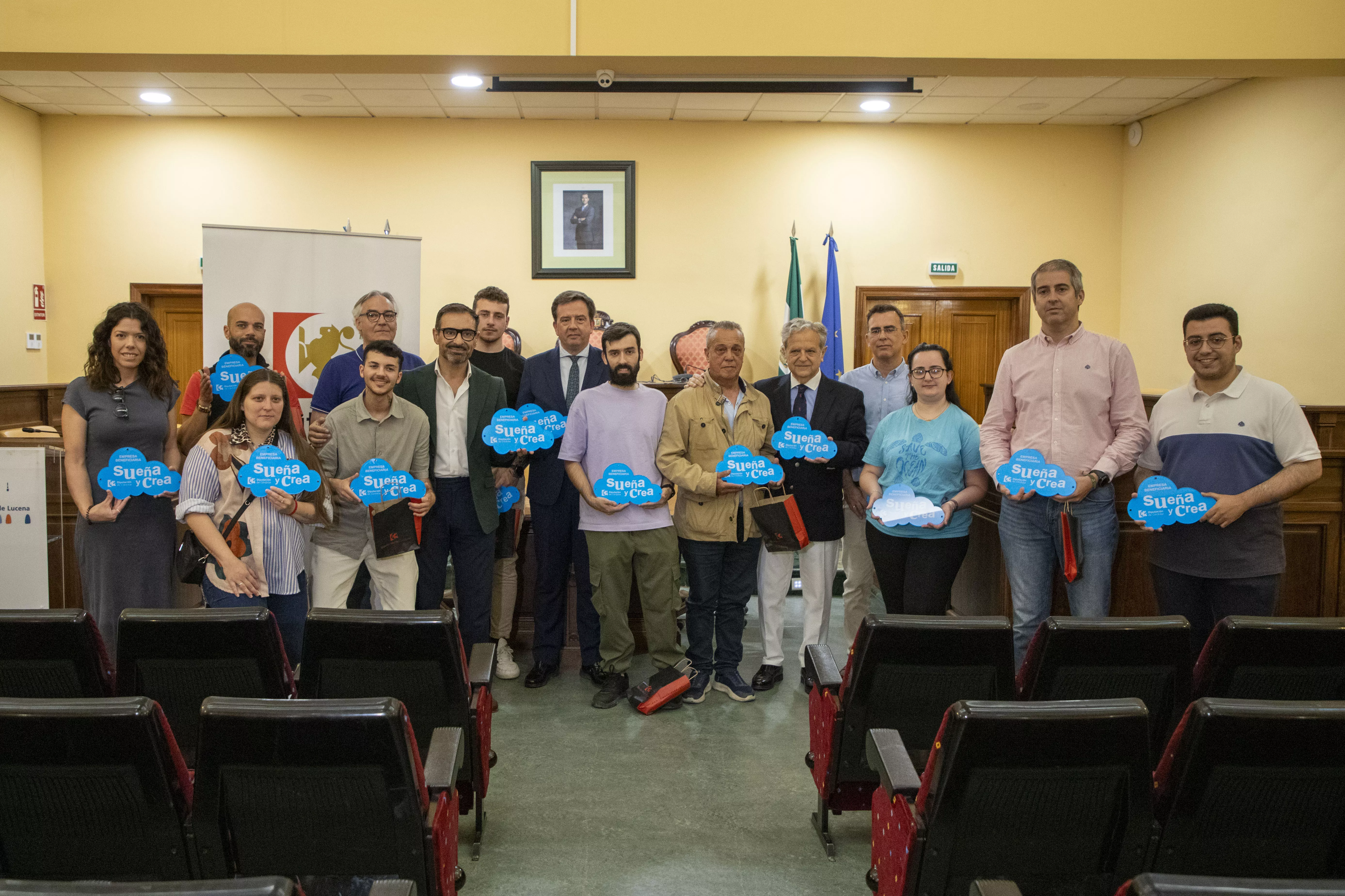 Autoridades y galadonados en el programa ‘Sueña y Crea’ en Lucena 