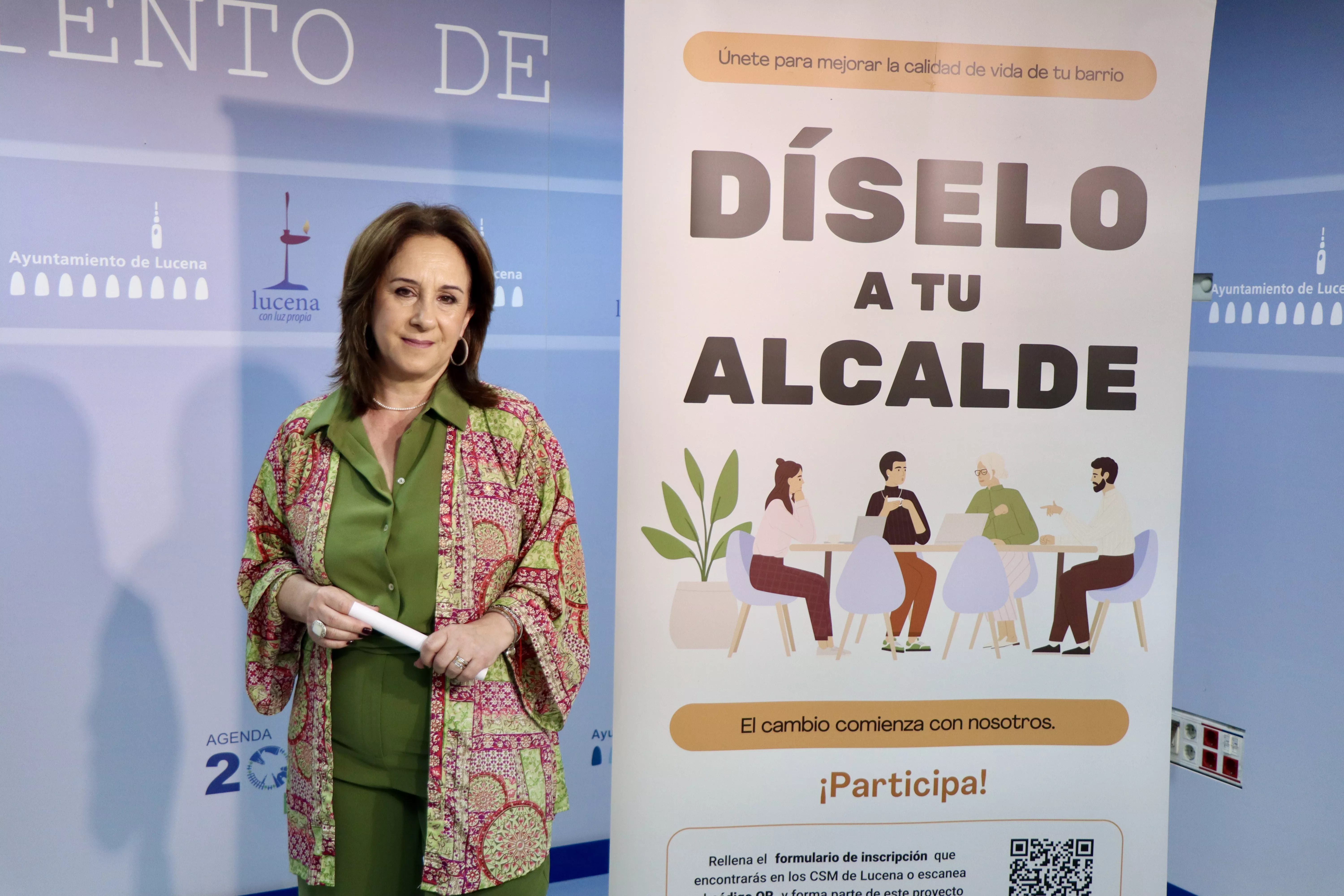 Araceli Rodríguez durante la presentación del programa "Díselo a tu alcalde"