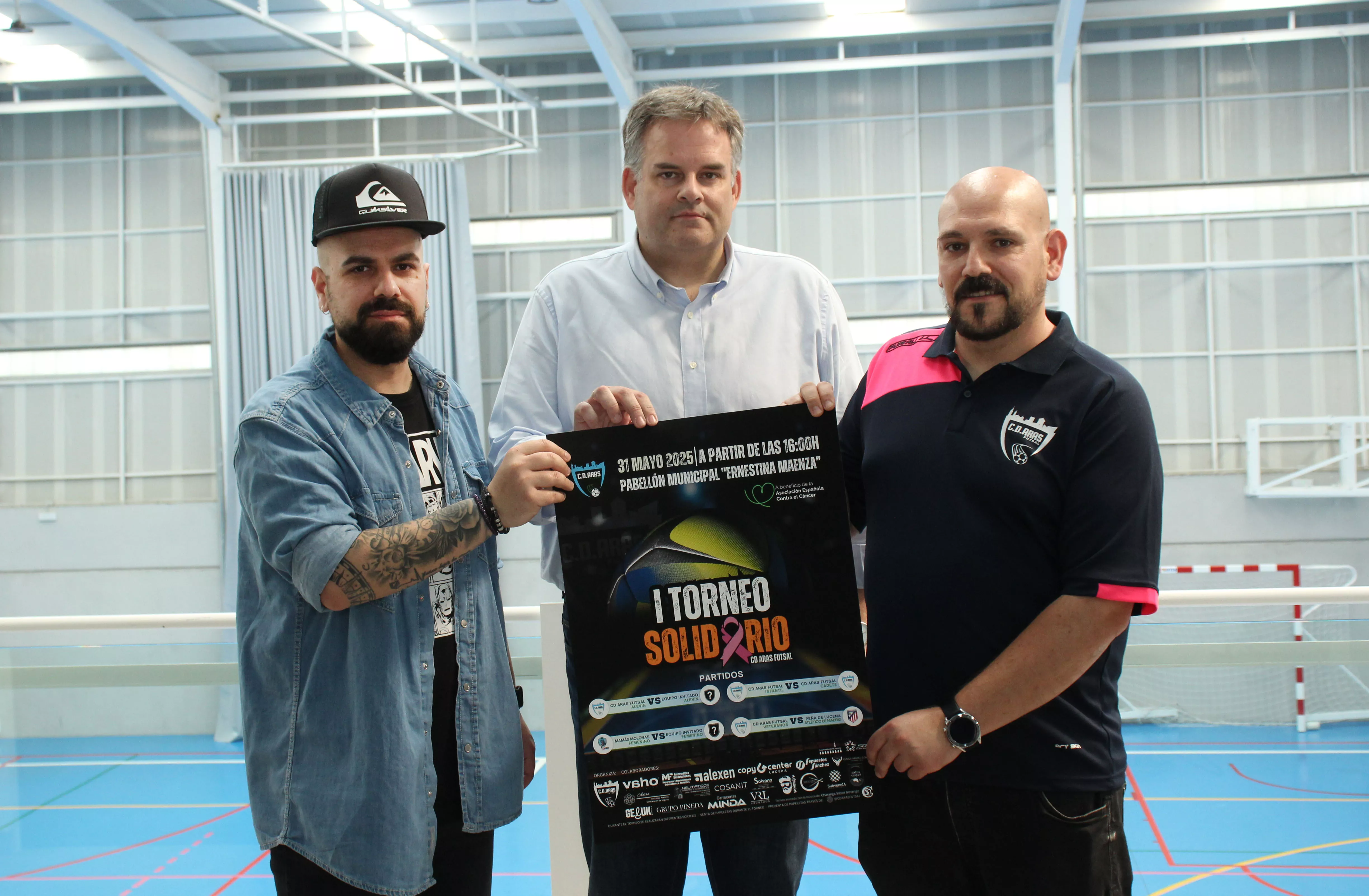 Presentación del torneo solidario del club deportivo Aras Futsal