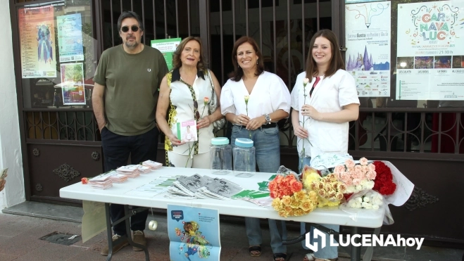 Mesa informativa de este Día Mundial Sin Tabaco instalada en la Plaza Nueva de Lucena Mesa informativa de este Día Mundial Sin Tabaco instalada en la Plaza Nueva de Lucena