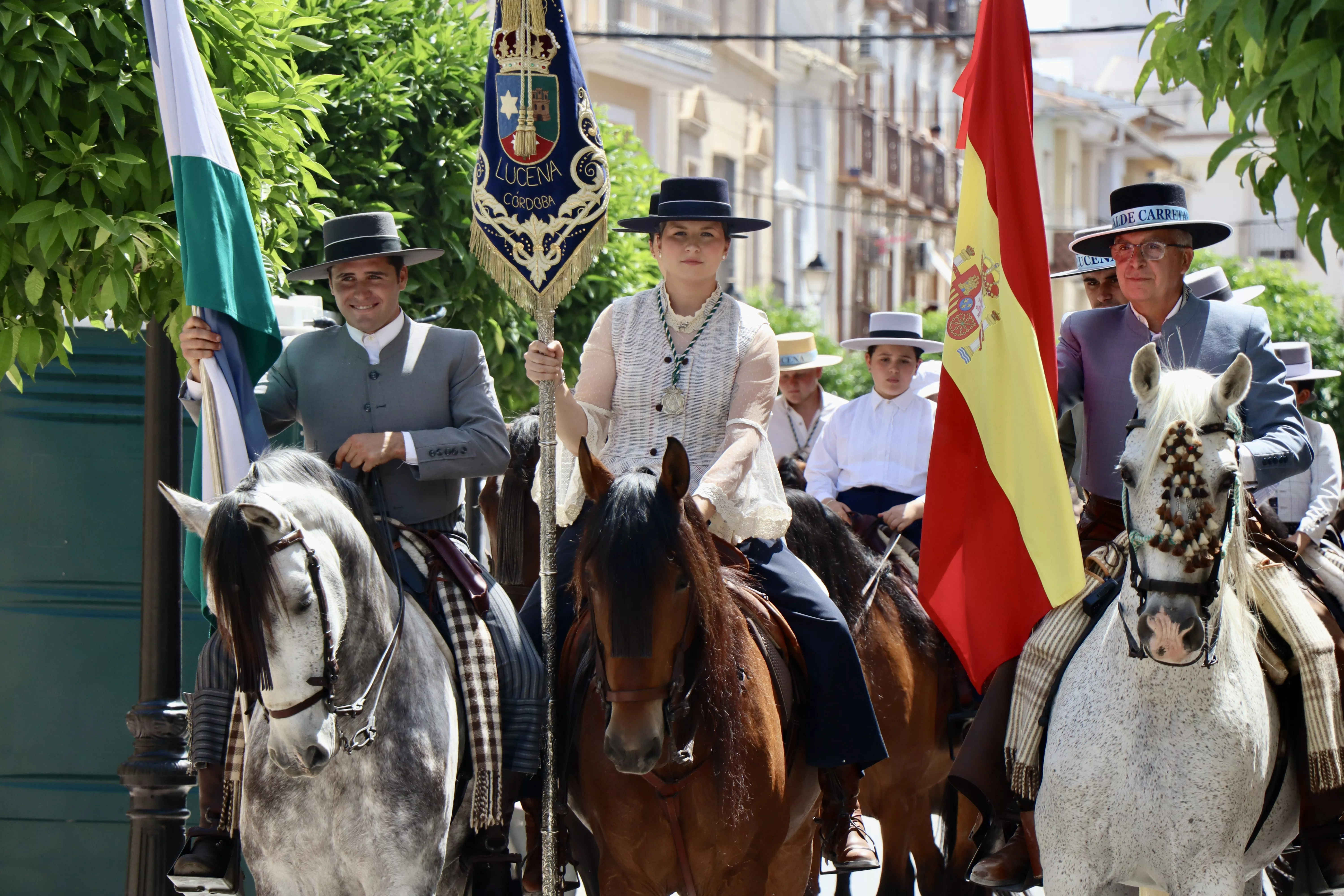 Salida de la Hermandad del Rocío de Lucena