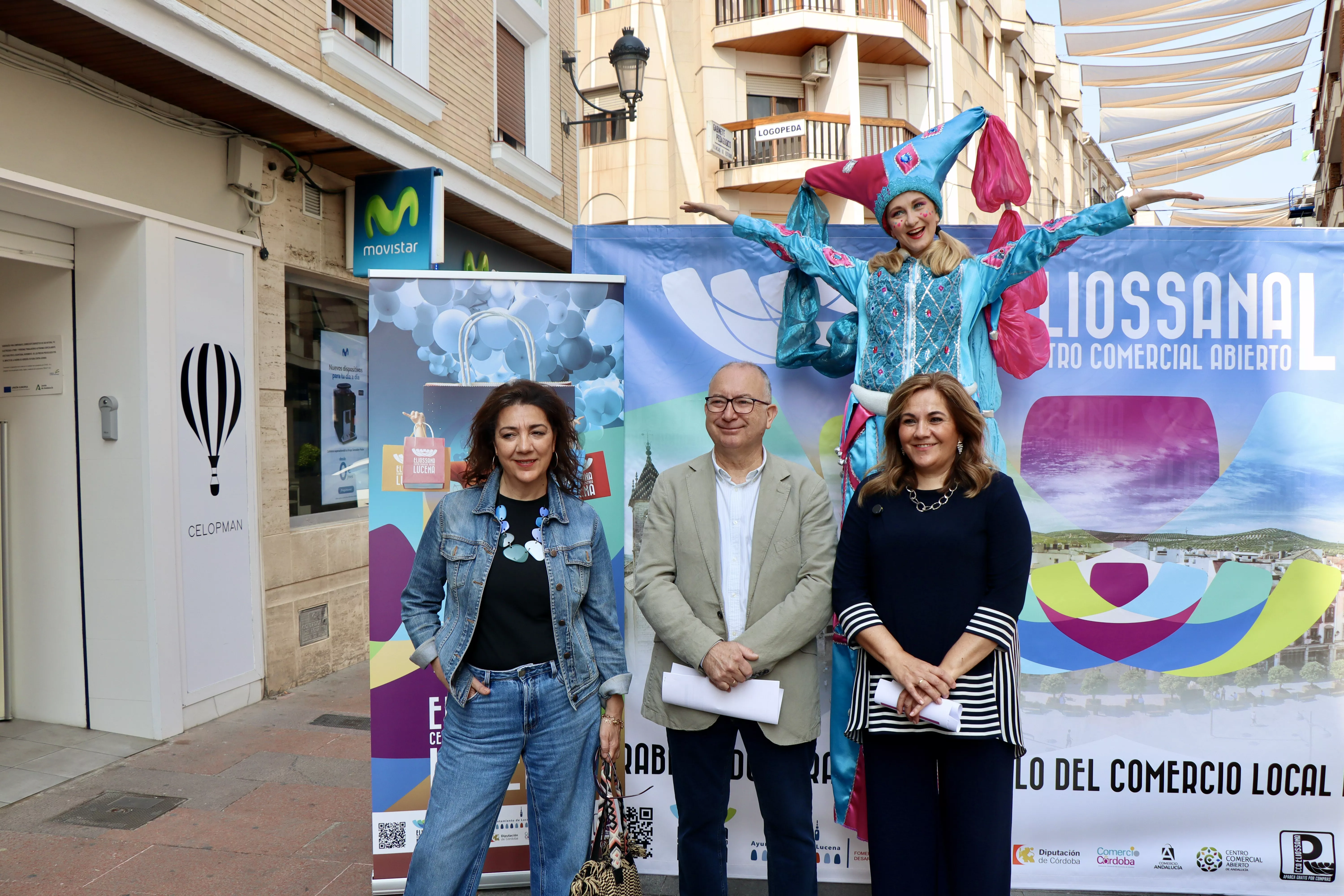 Presentación de la Noche Mágica del Centro Comercial Abierto de Lucena