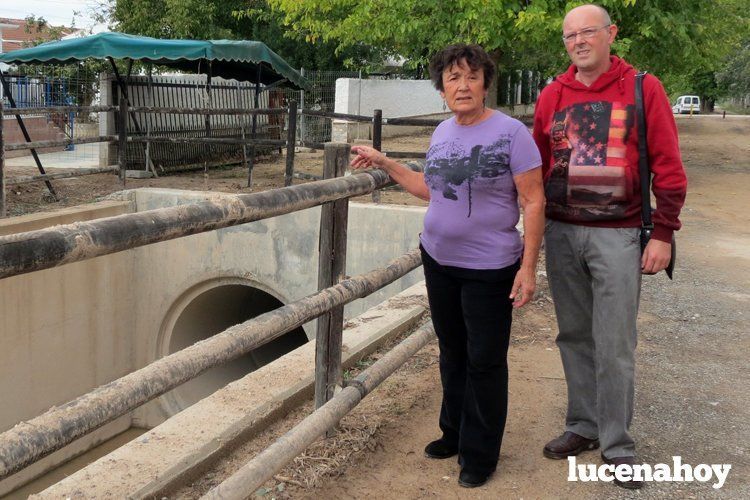  Estrella Aguilera y Jesús Fernández, dos de los integrantes de la plataforma de afectados. 