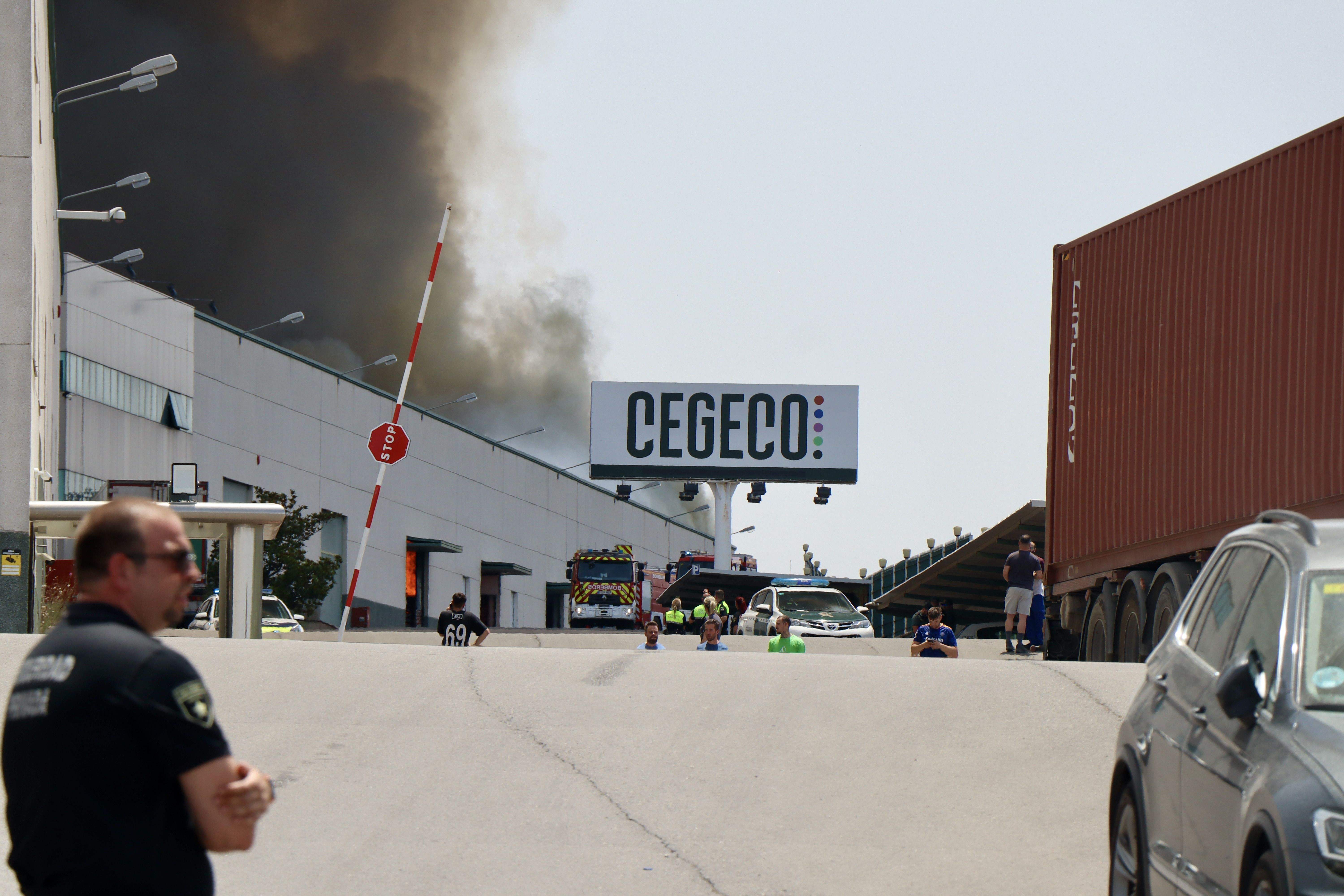 Incendio CEGECO en Lucena Incendio CEGECO en Lucena