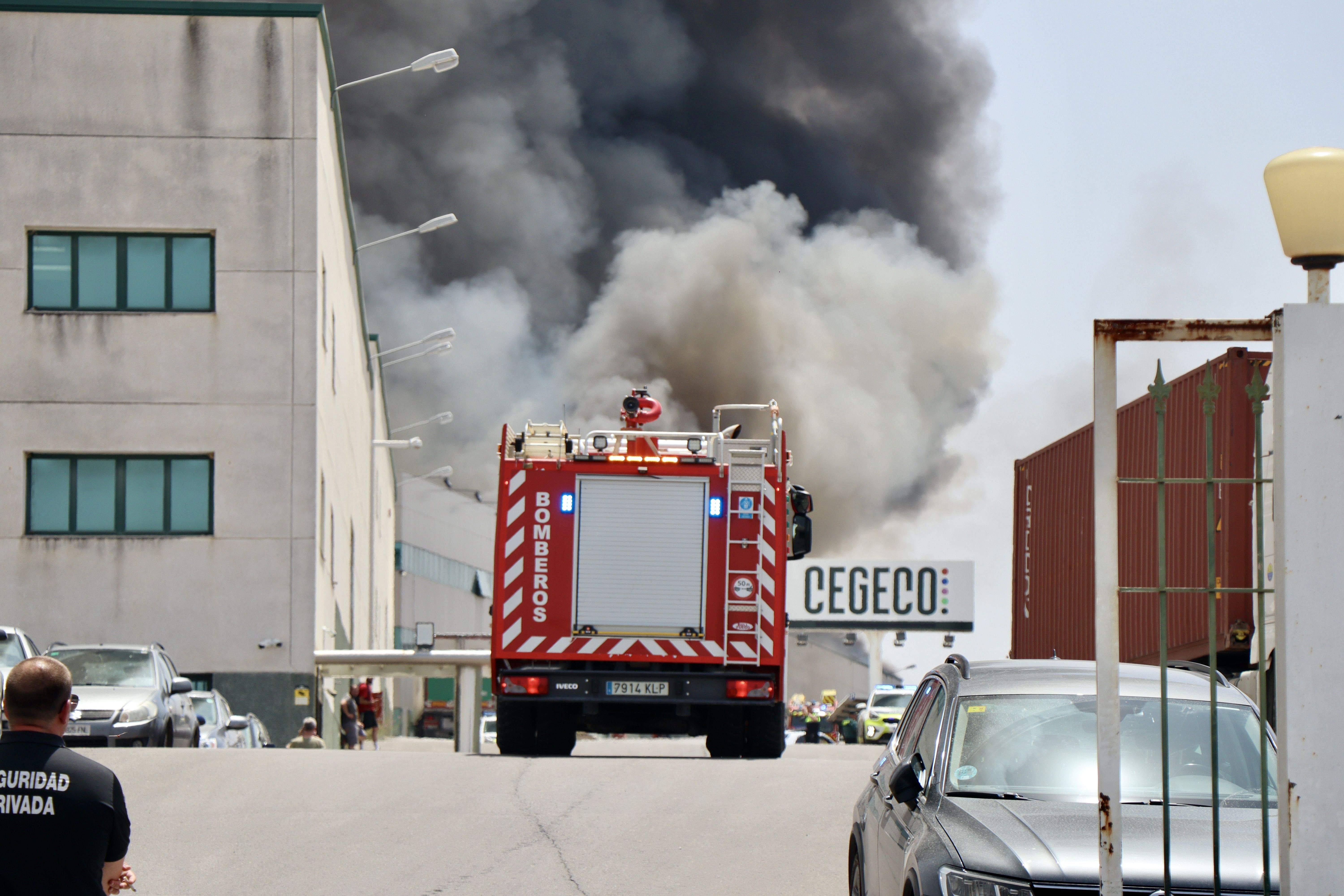 Incendio CEGECO en Lucena Incendio CEGECO en Lucena