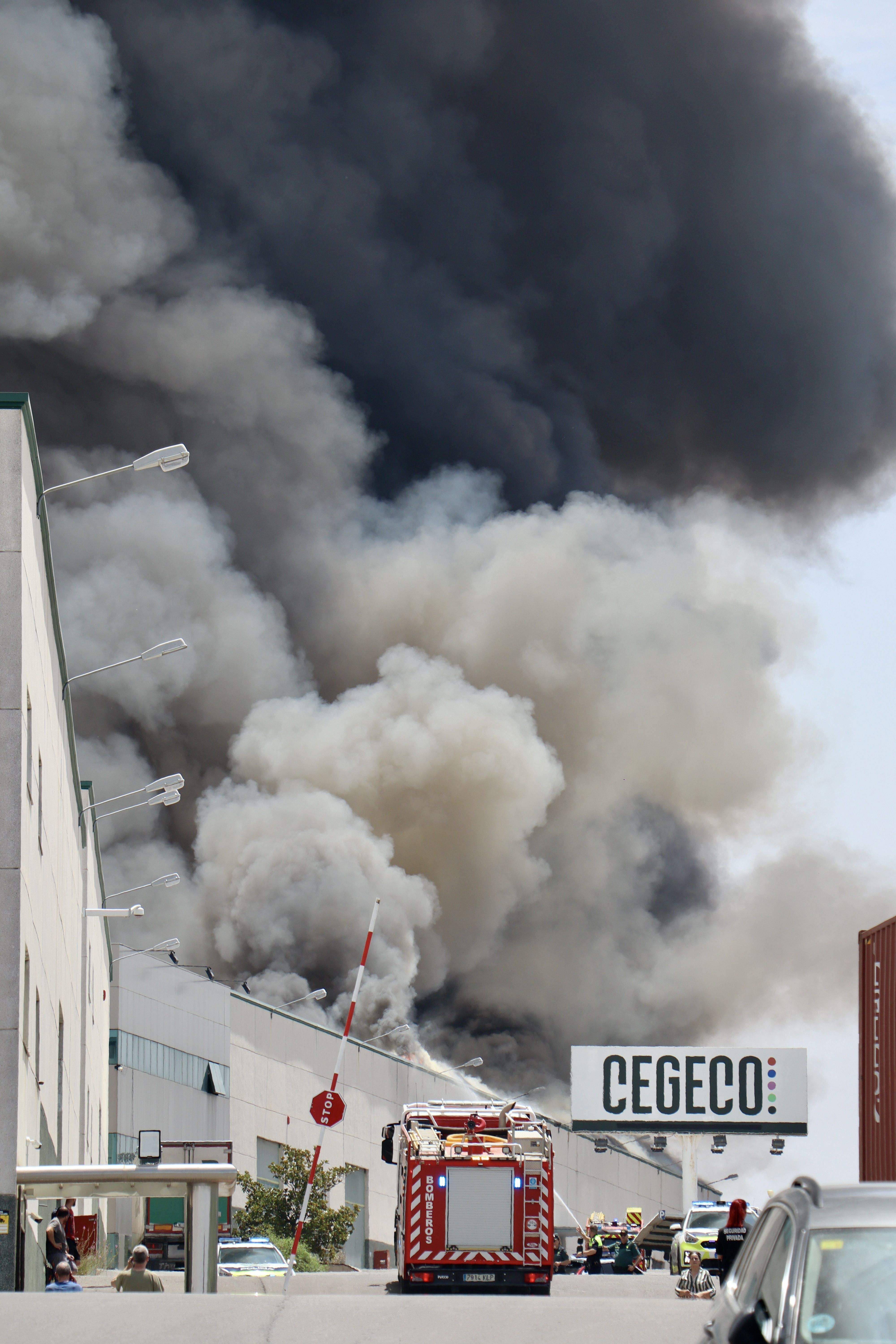Incendio CEGECO en Lucena Incendio CEGECO en Lucena