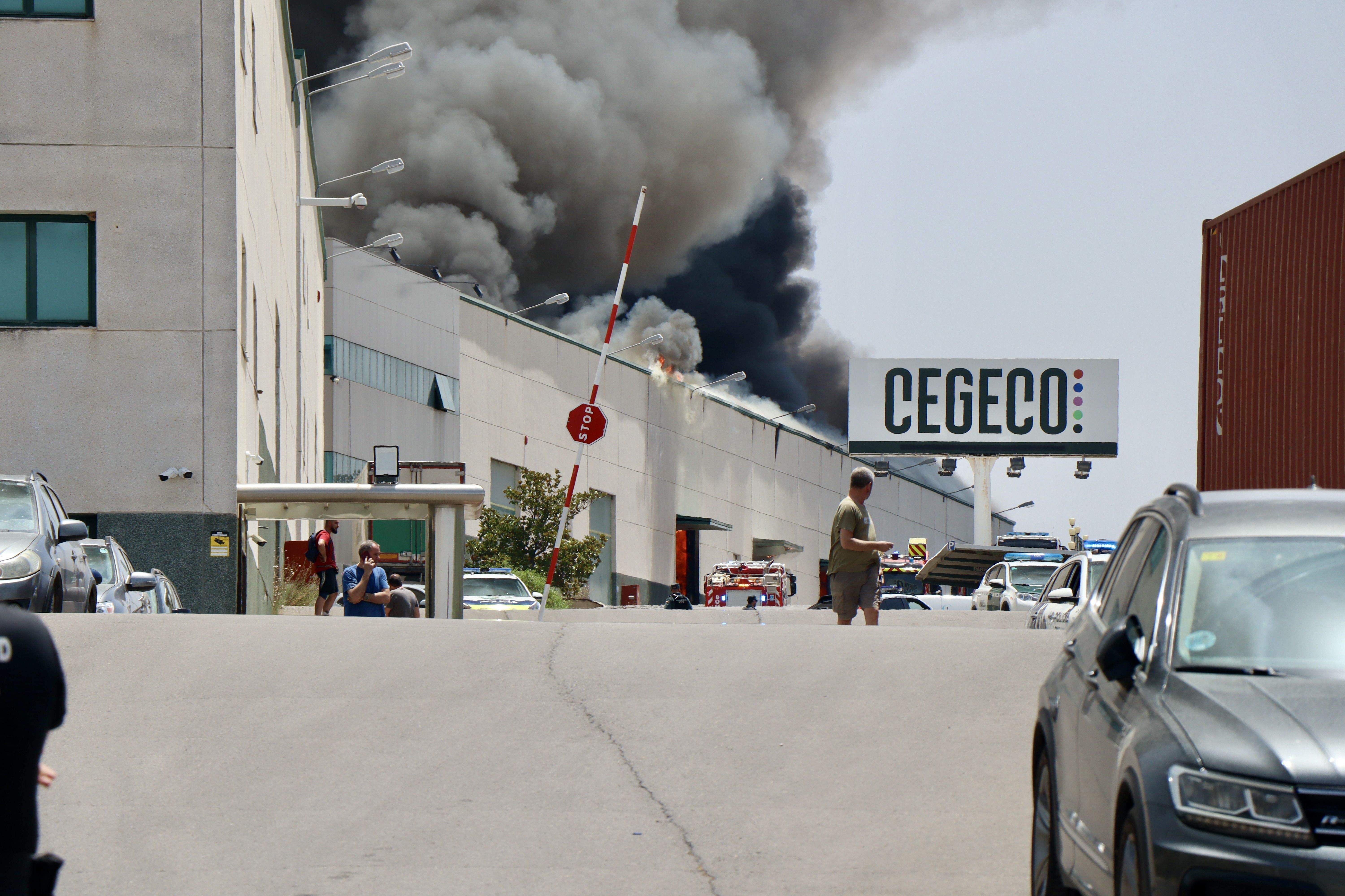 Incendio CEGECO en Lucena Incendio CEGECO en Lucena