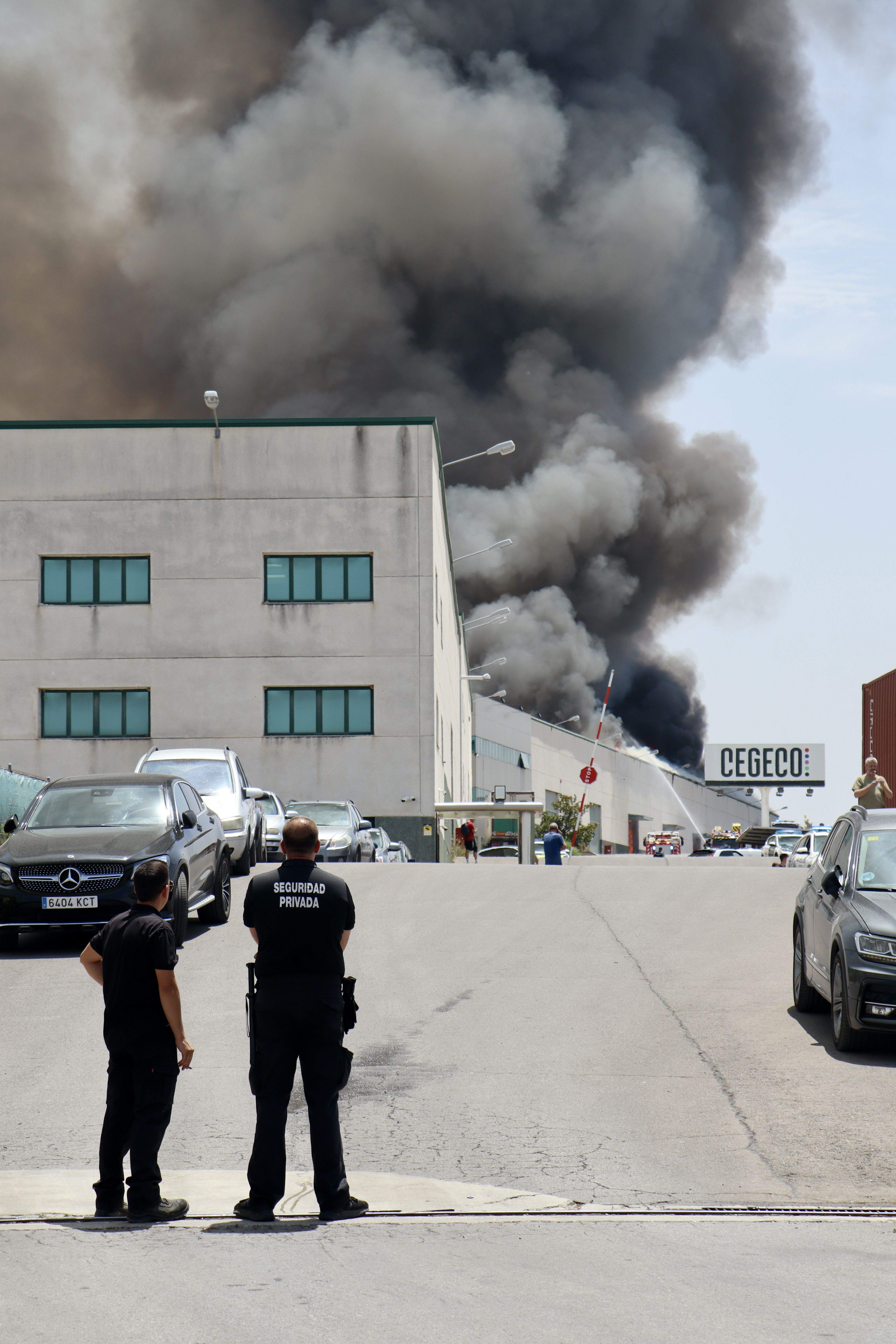 Incendio CEGECO en Lucena Incendio CEGECO en Lucena