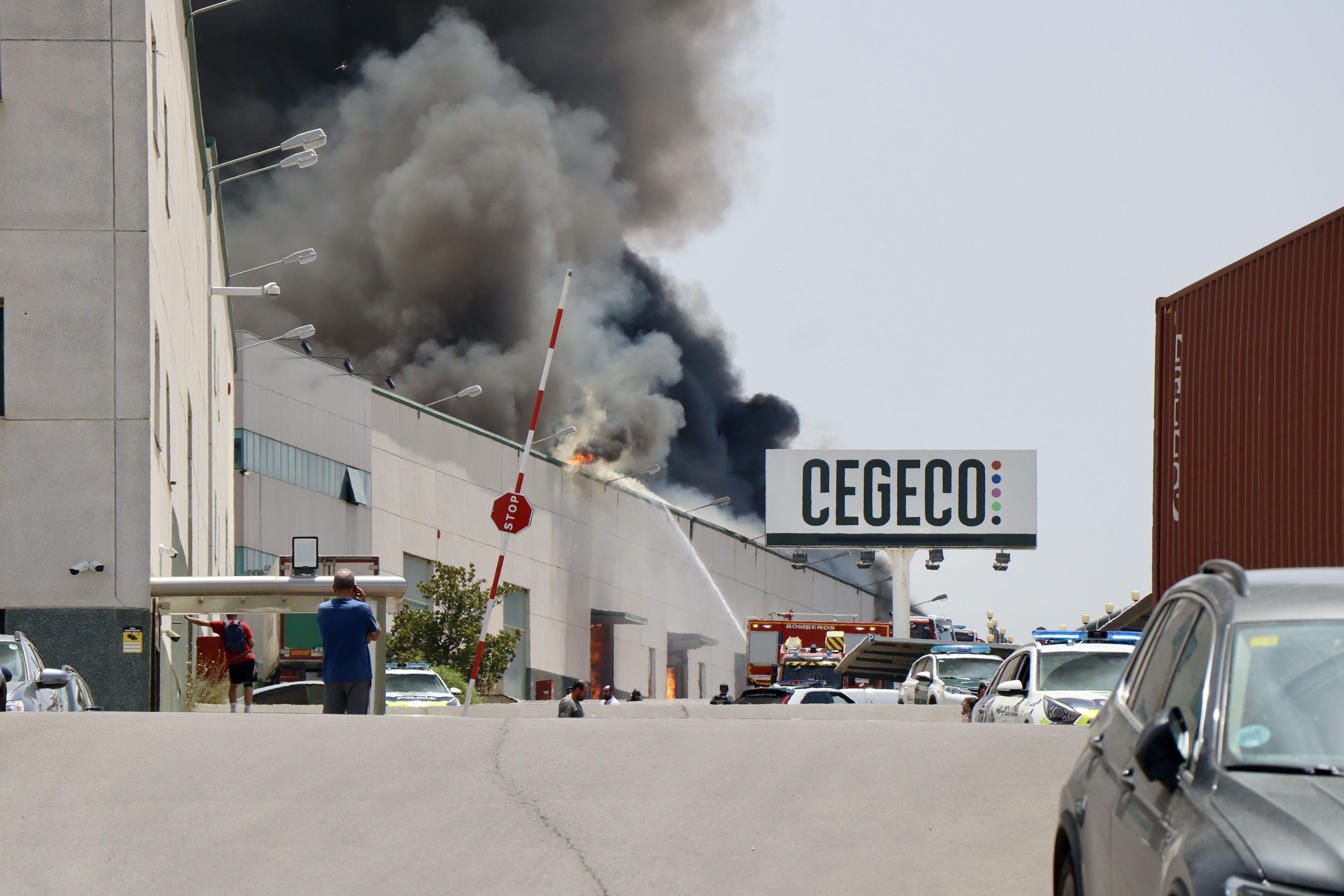 Incendio CEGECO en Lucena Incendio CEGECO en Lucena