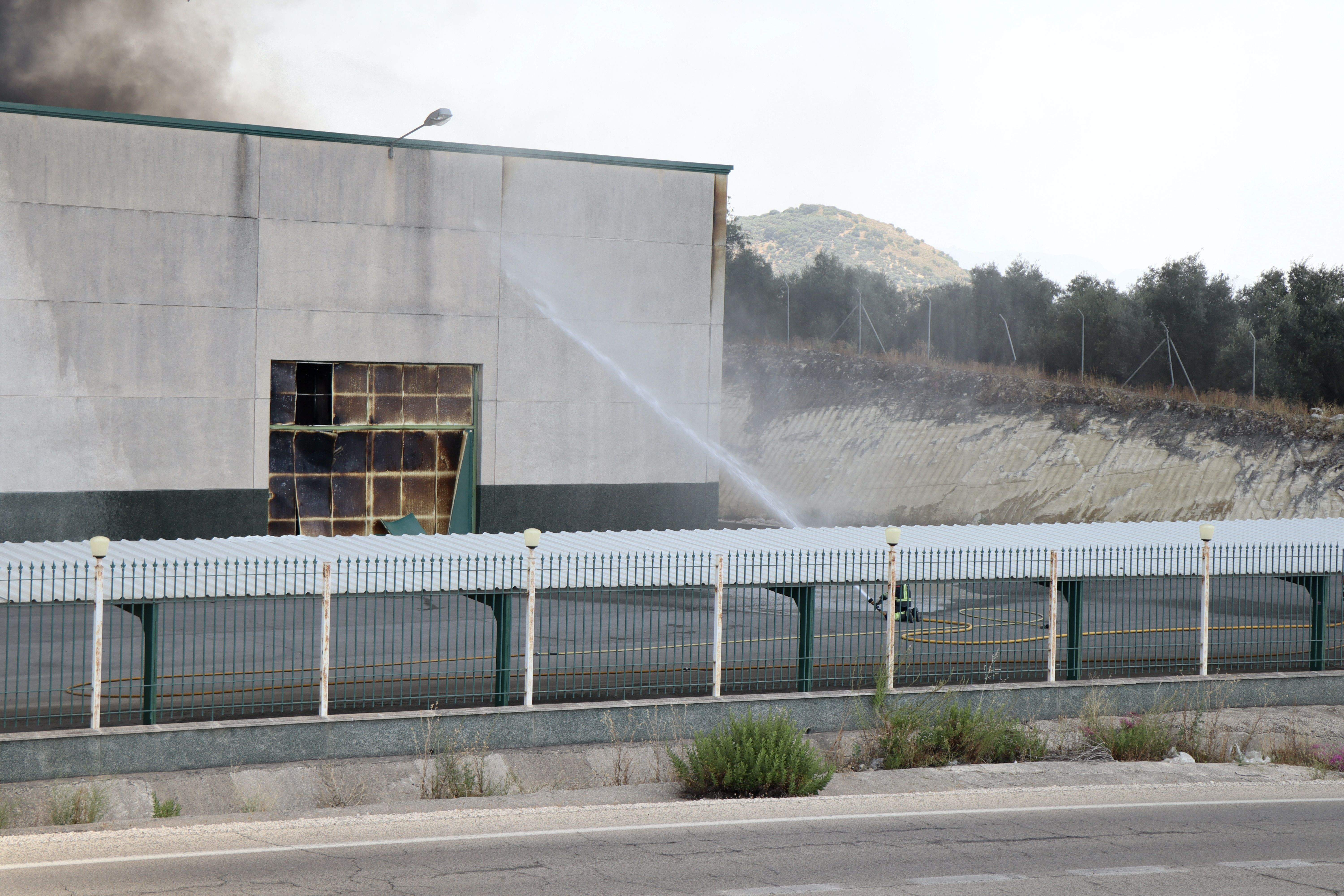 Incendio CEGECO en Lucena Incendio CEGECO en Lucena