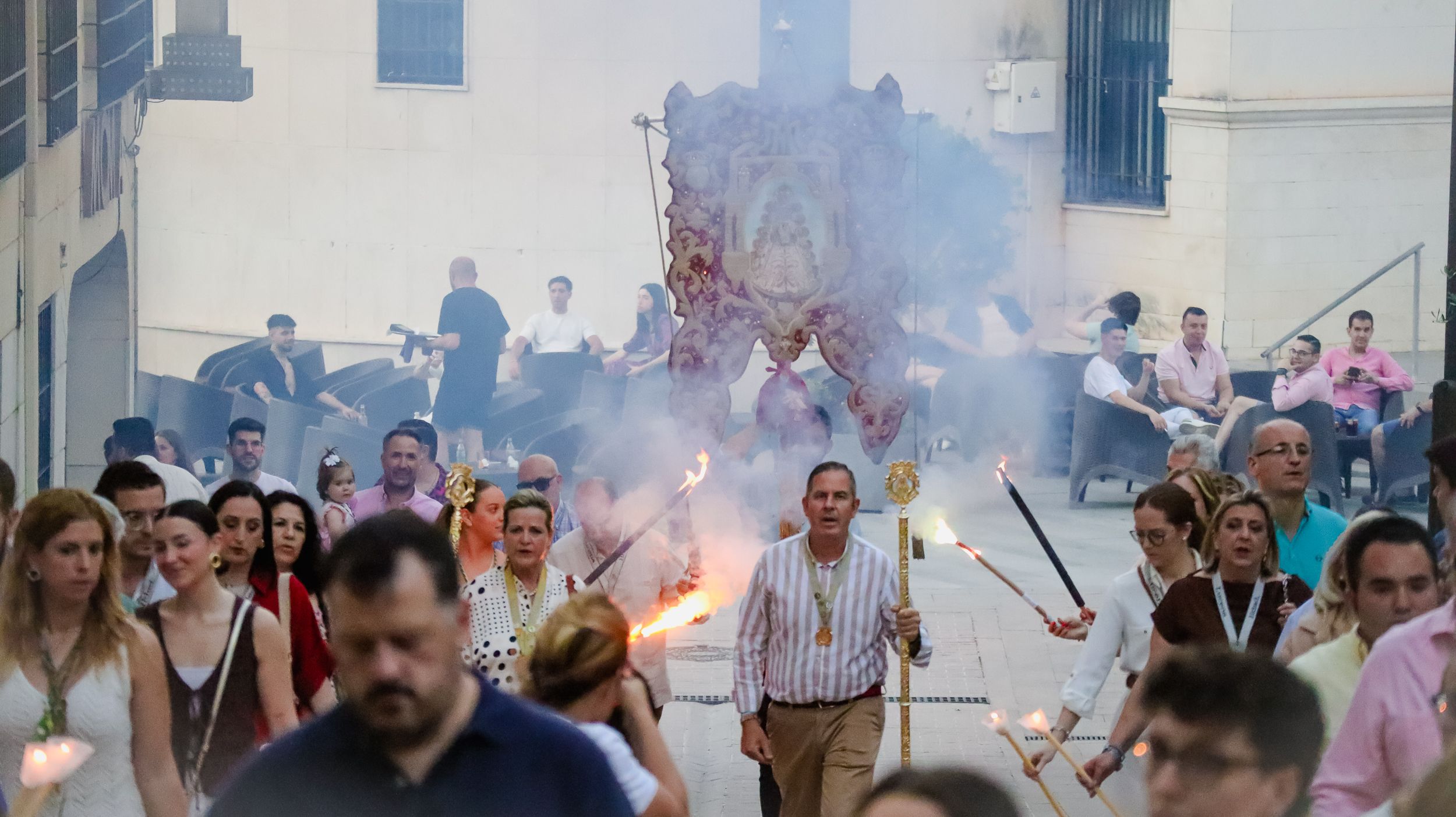 Simpecado de la Hermandad del Rocío de Lucena 11 Simpecado de la Hermandad del Rocío de Lucena 11