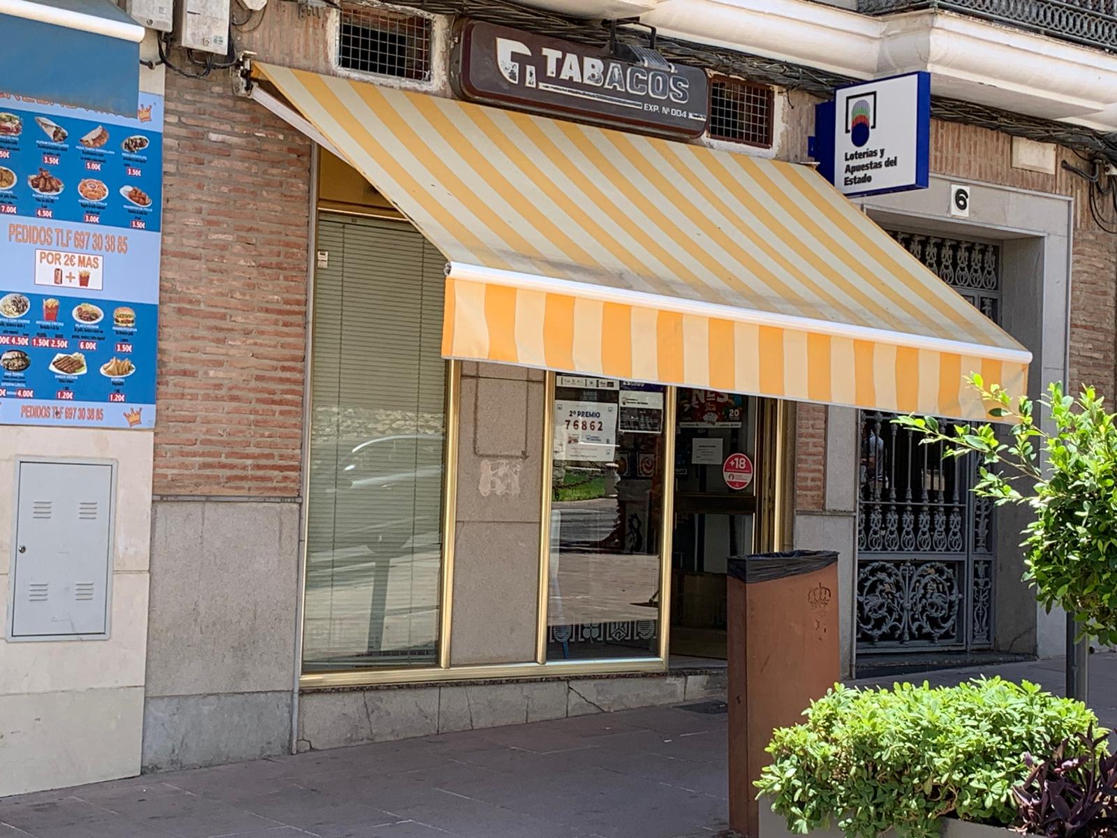 Administración de loterías de la Plaza Alta y Baja que ha vendido este segundo premio