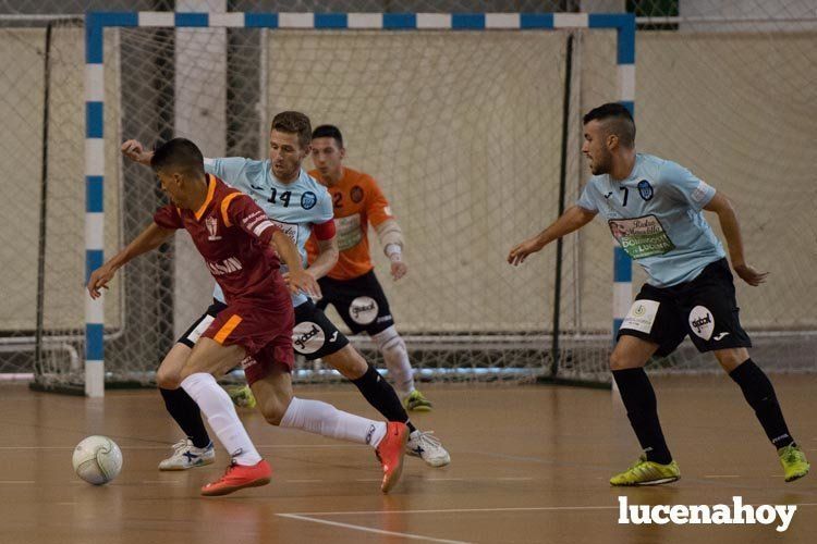  El capitán del Lucena Futsal Cordero anotó los dos tantos de los celestes. 