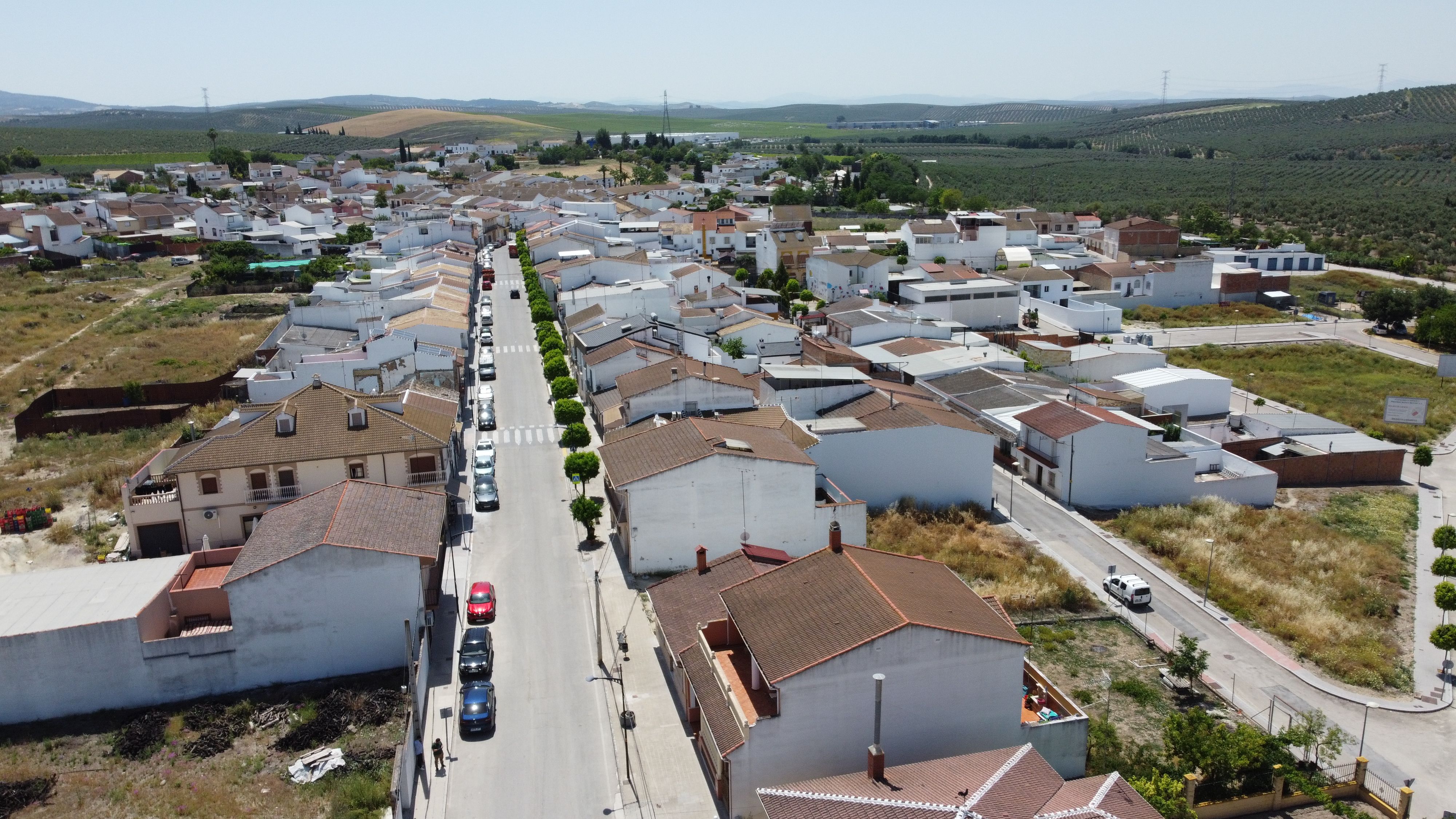 Vista aérea de Las Navas del Selpillar