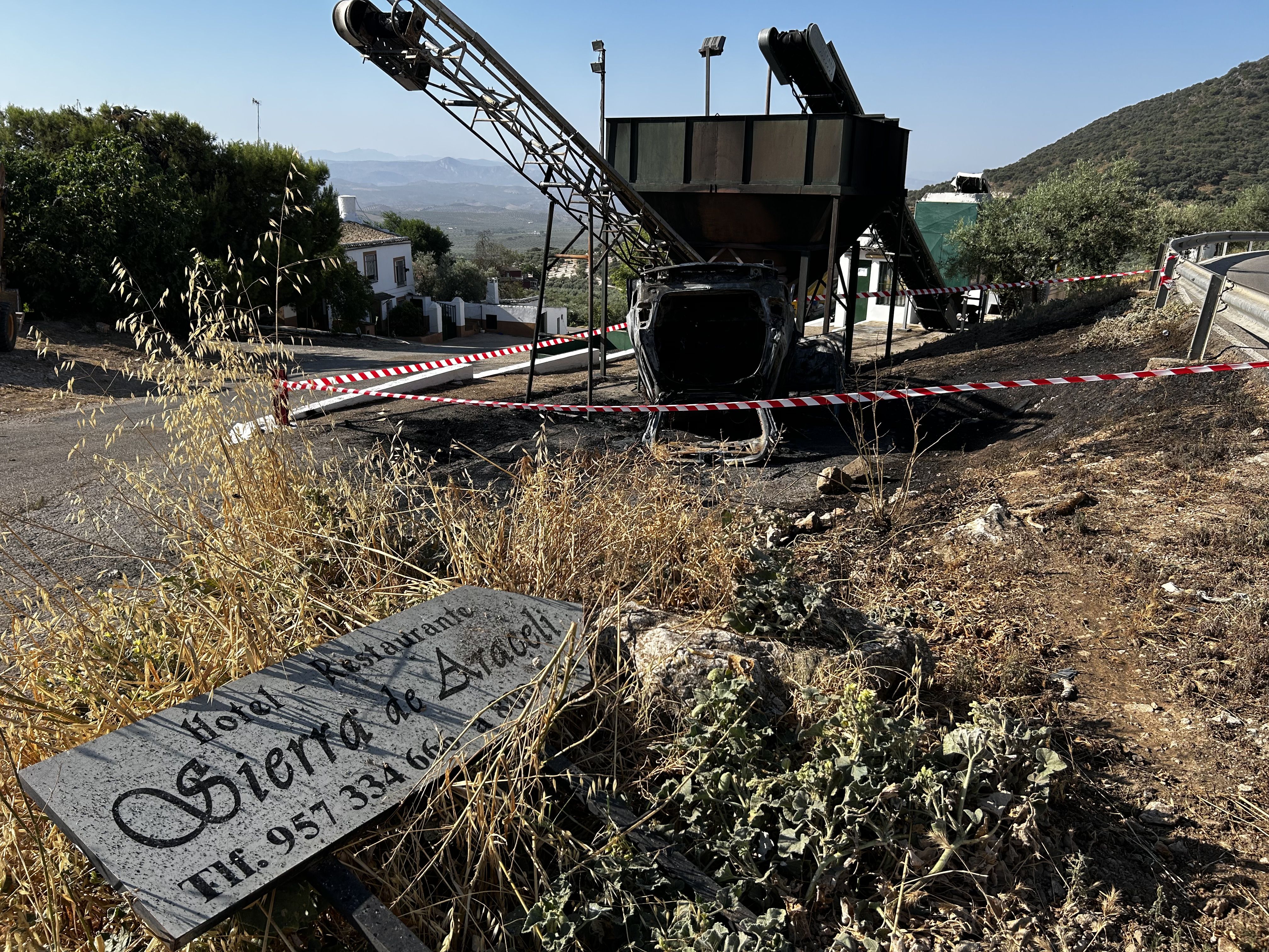 Accidente de tráfico en la Sierra de Aras