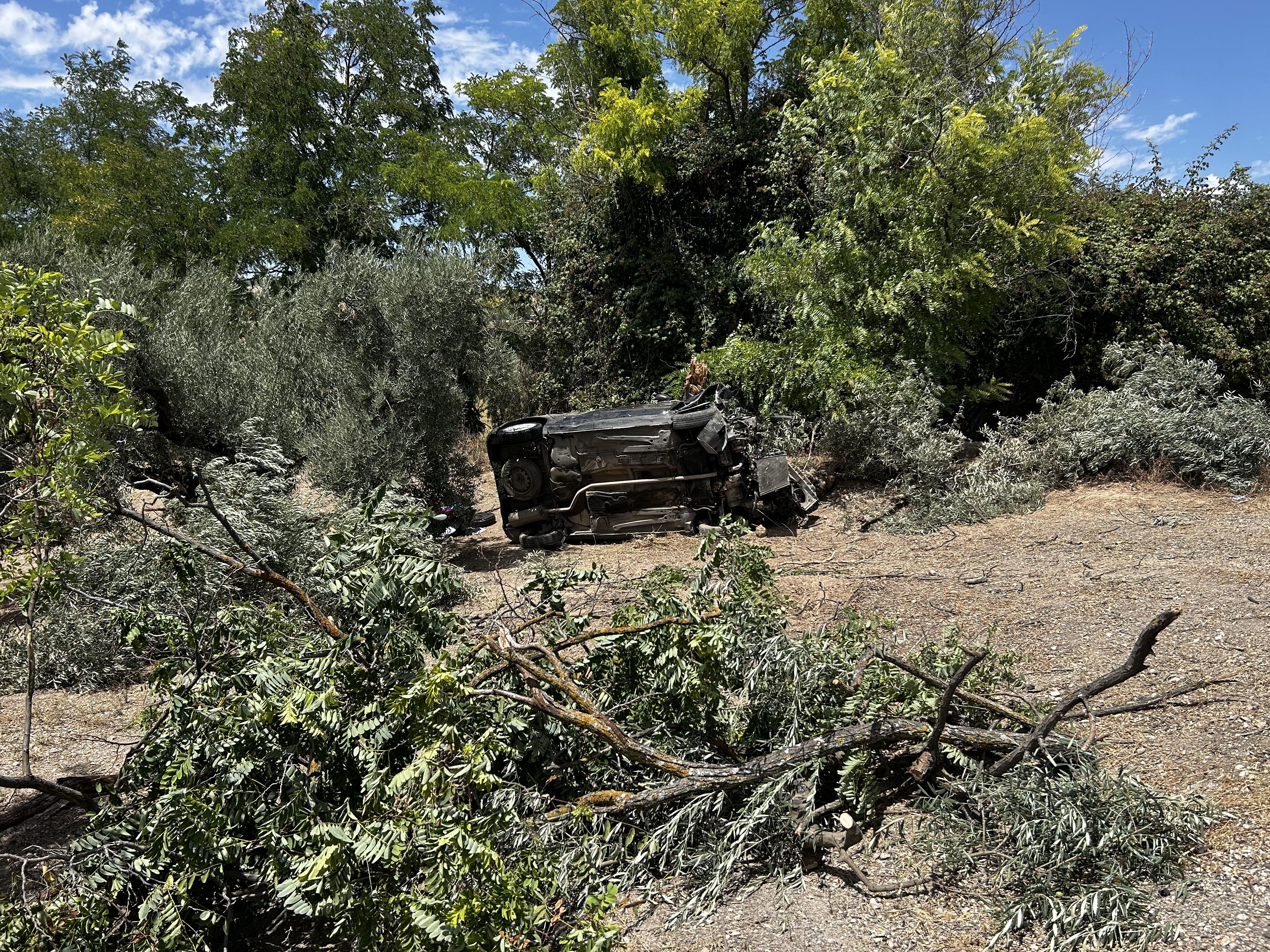 Accidente de tráfico en la N331 de Lucena