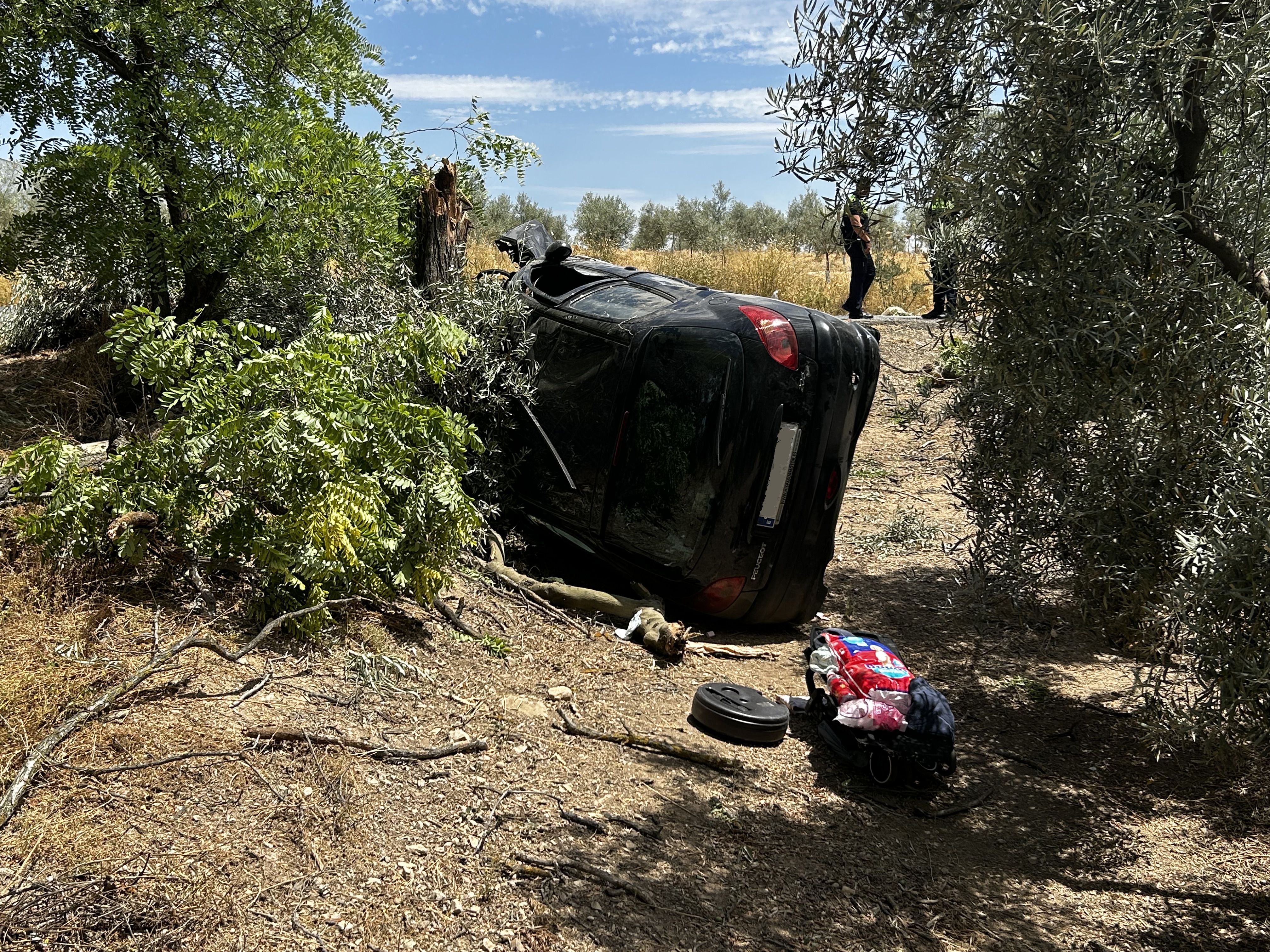 Accidente de tráfico en la N331 de Lucena