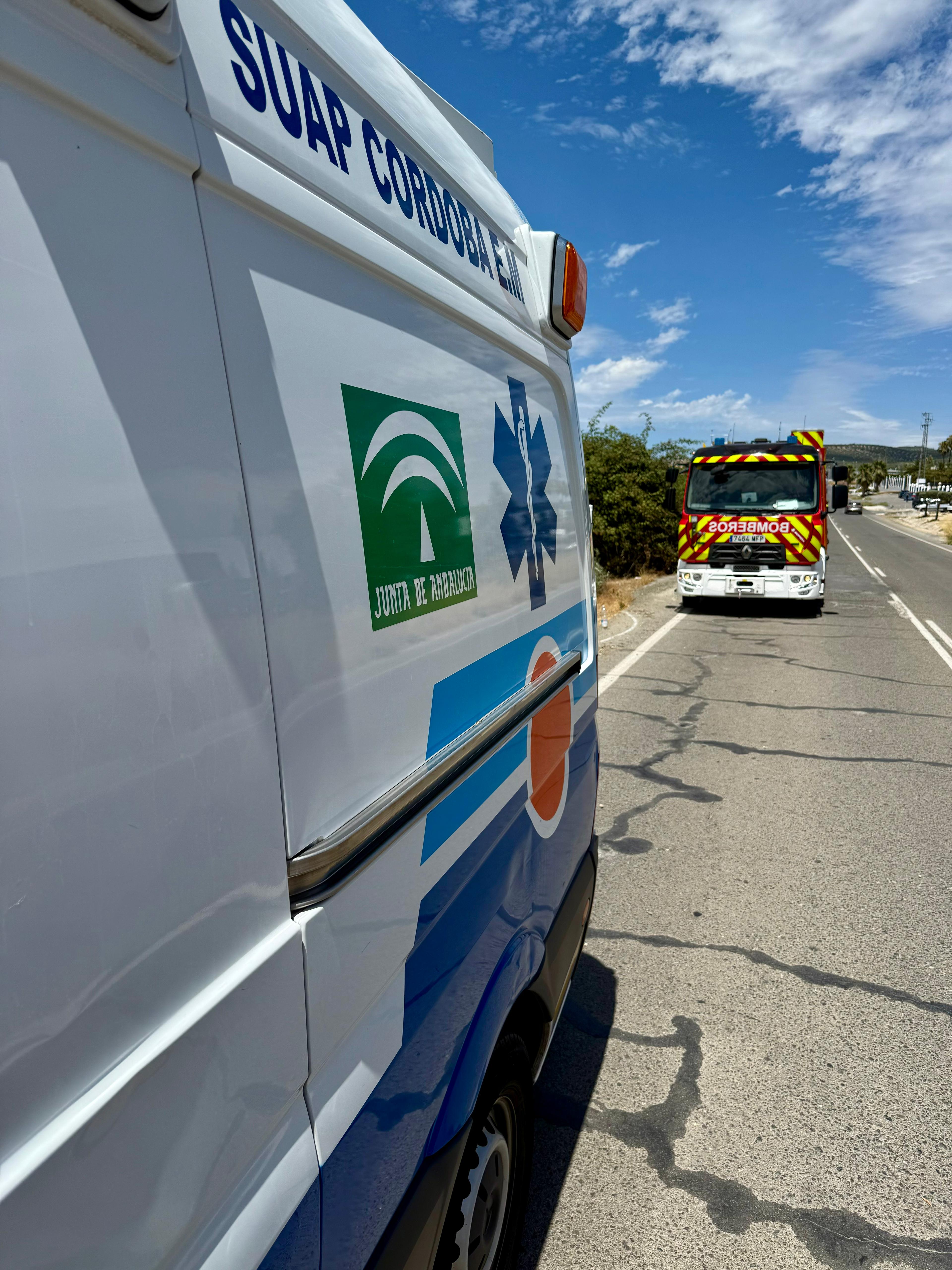 Accidente de tráfico en la N331 de Lucena