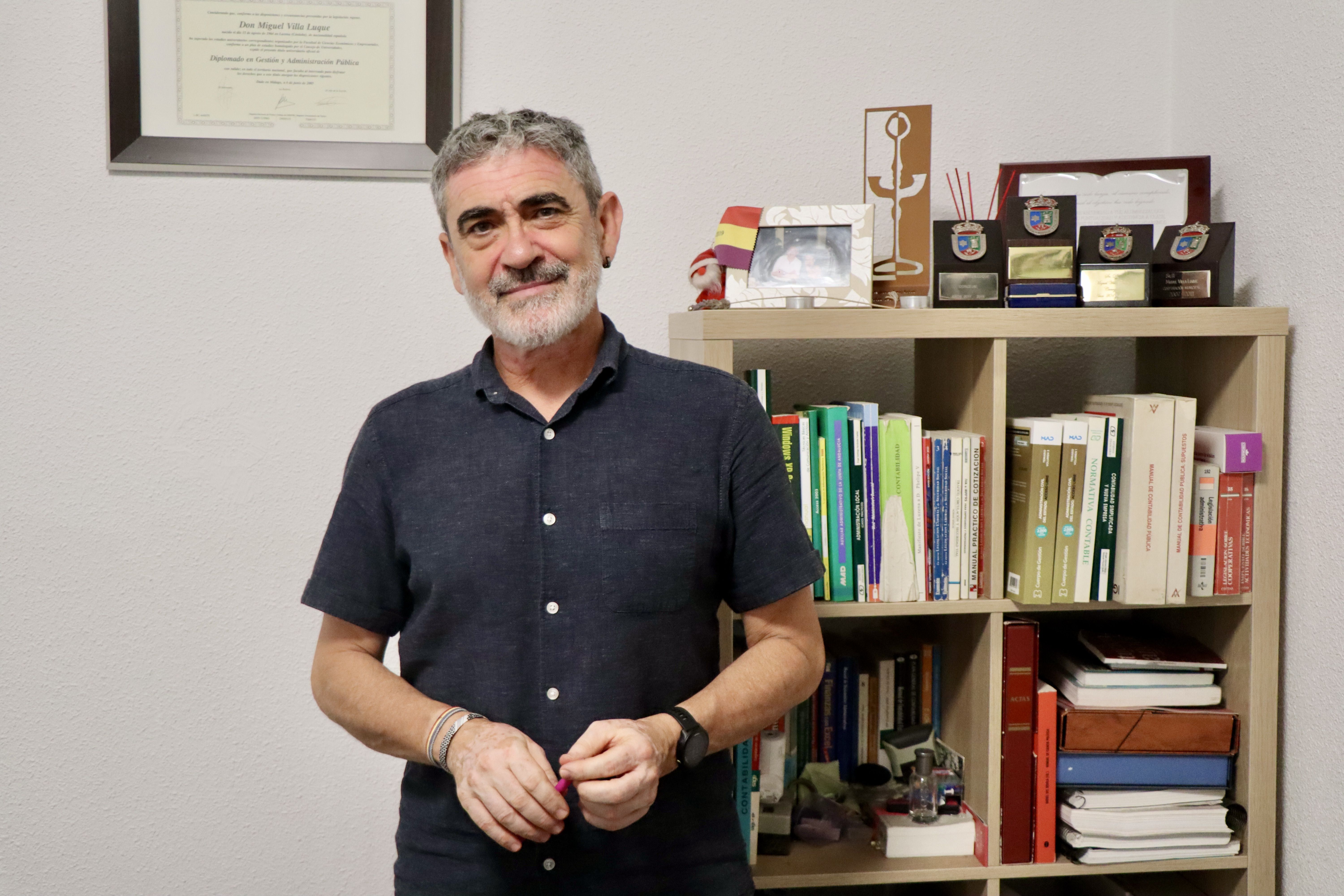 Miguel Villa, portavoz de IU