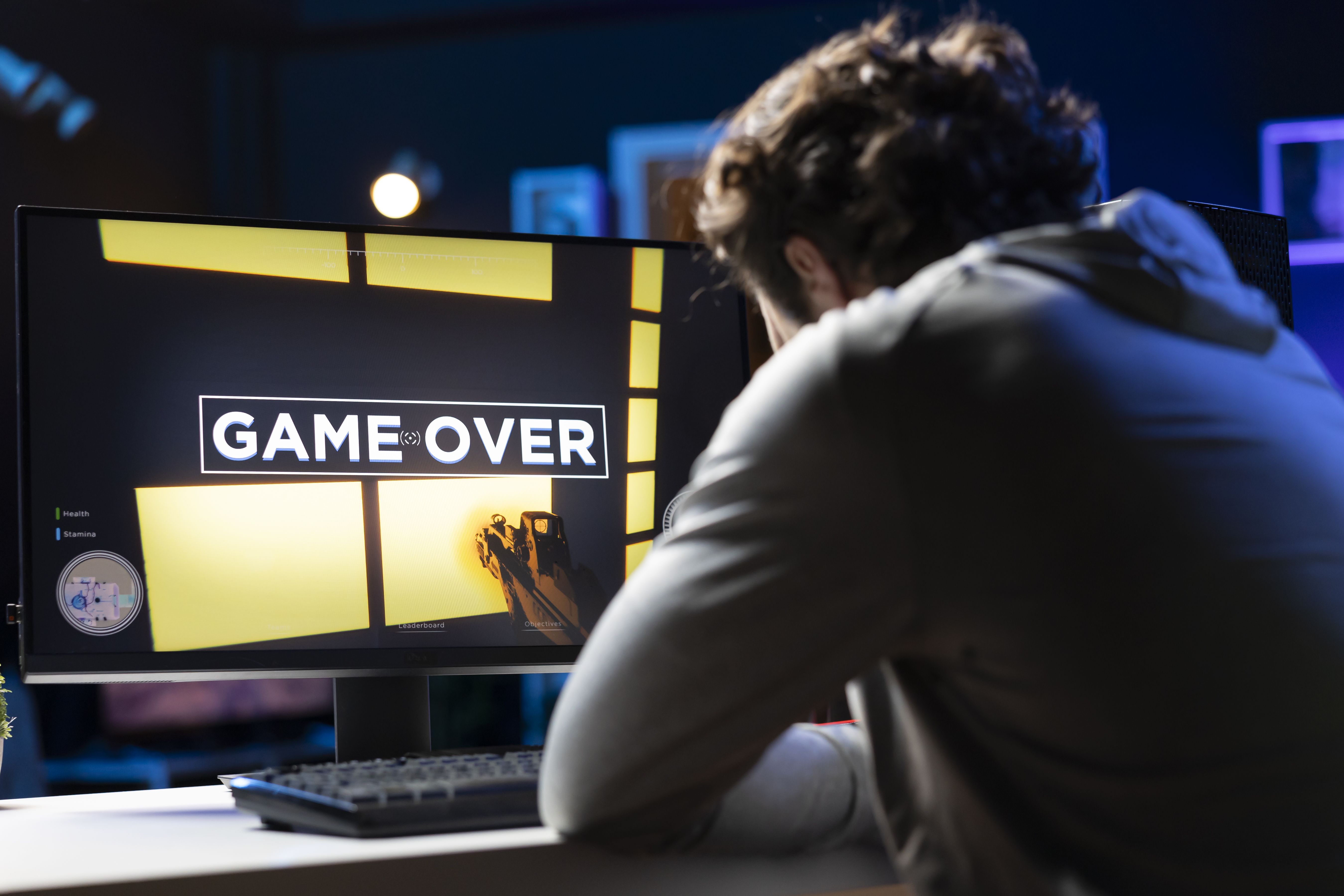 Jugador en un torneo de esports. Foto: Freepik