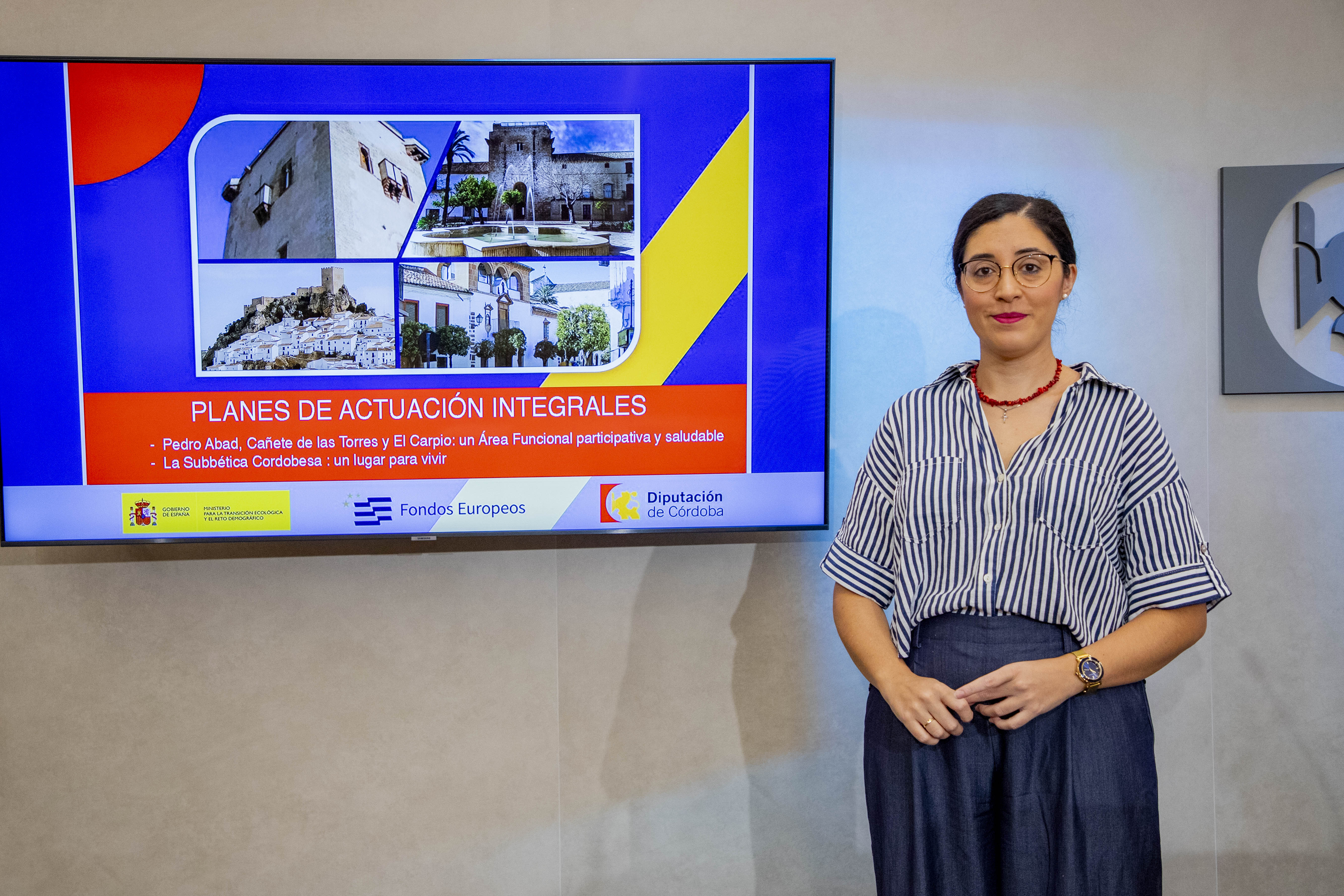 La delegada de Hacienda y Fondos Europeos de la Diputación de Córdoba, Ana Rosa Ruz