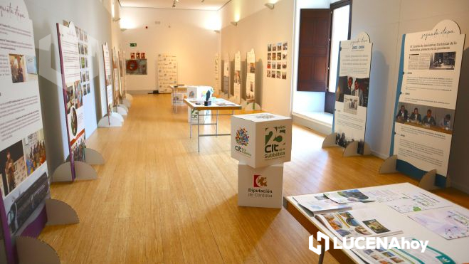 Parte de la exposición histórica con motivo del 25 aniversario del Centro de Iniciativas Turísticas de la Subbética.