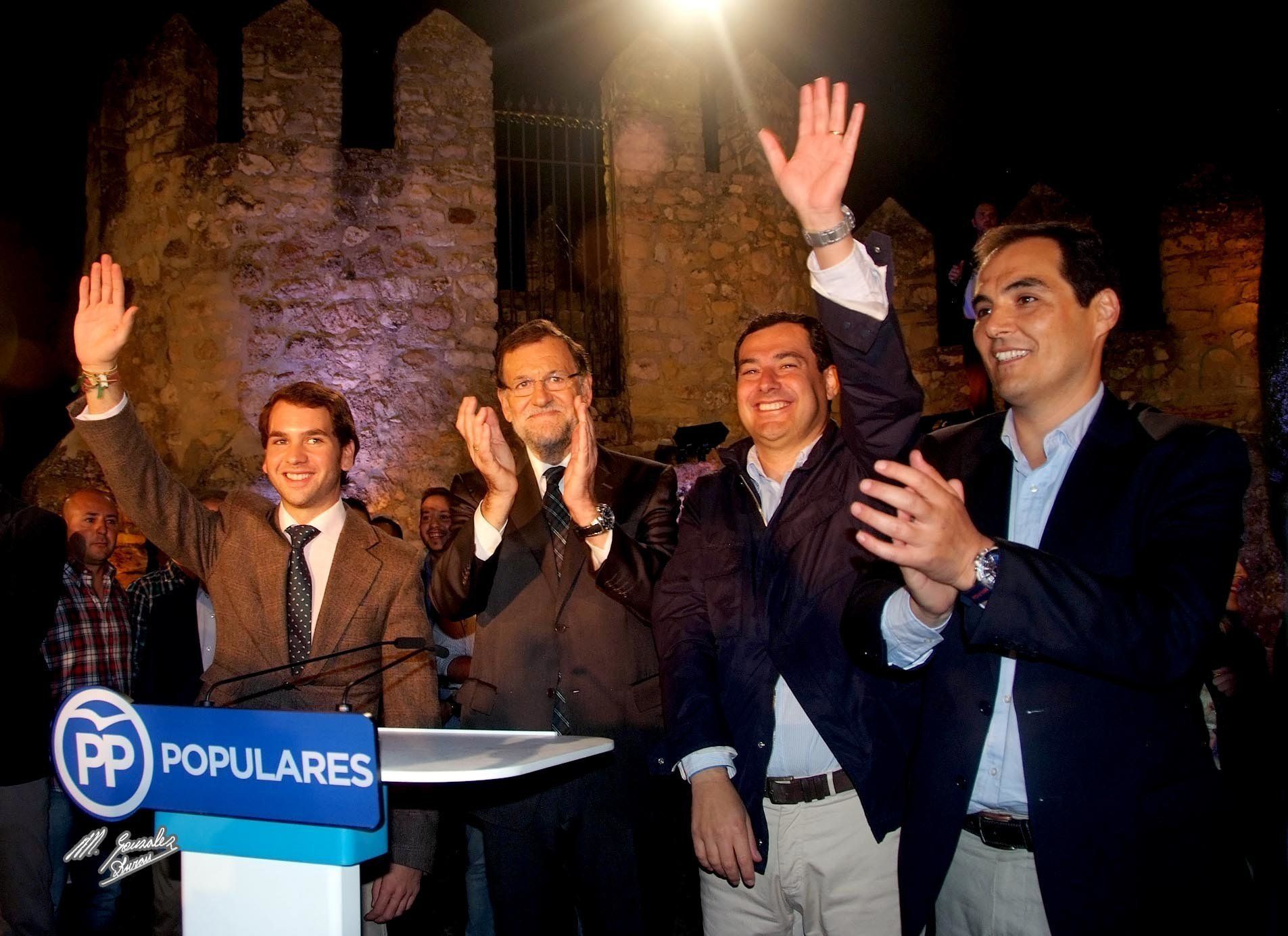 Galería: Rajoy, paseo y mitin de precampaña en Cabra. Fotos de Manuel González Durán