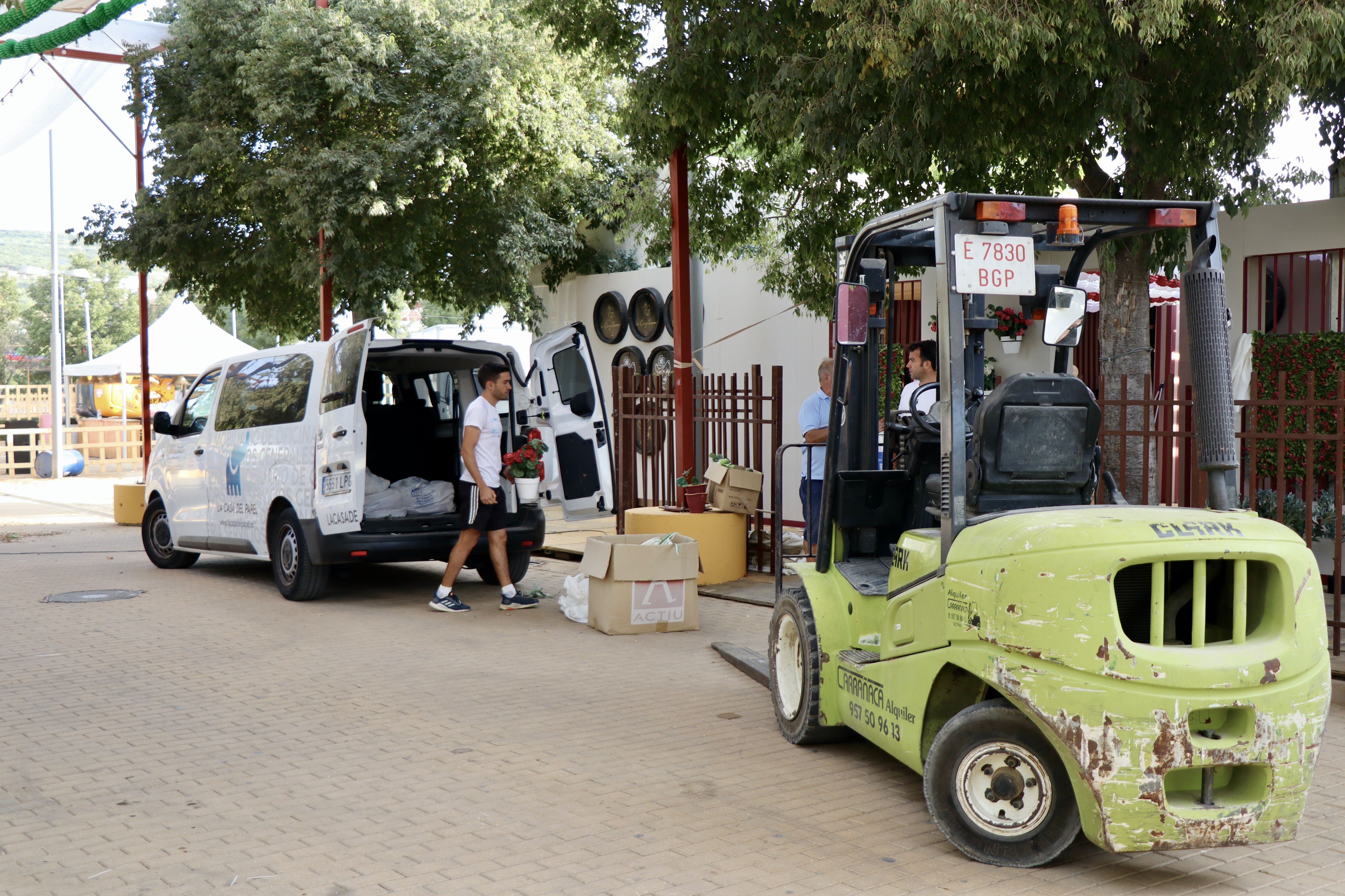Preparativos Feria del Valle 2025