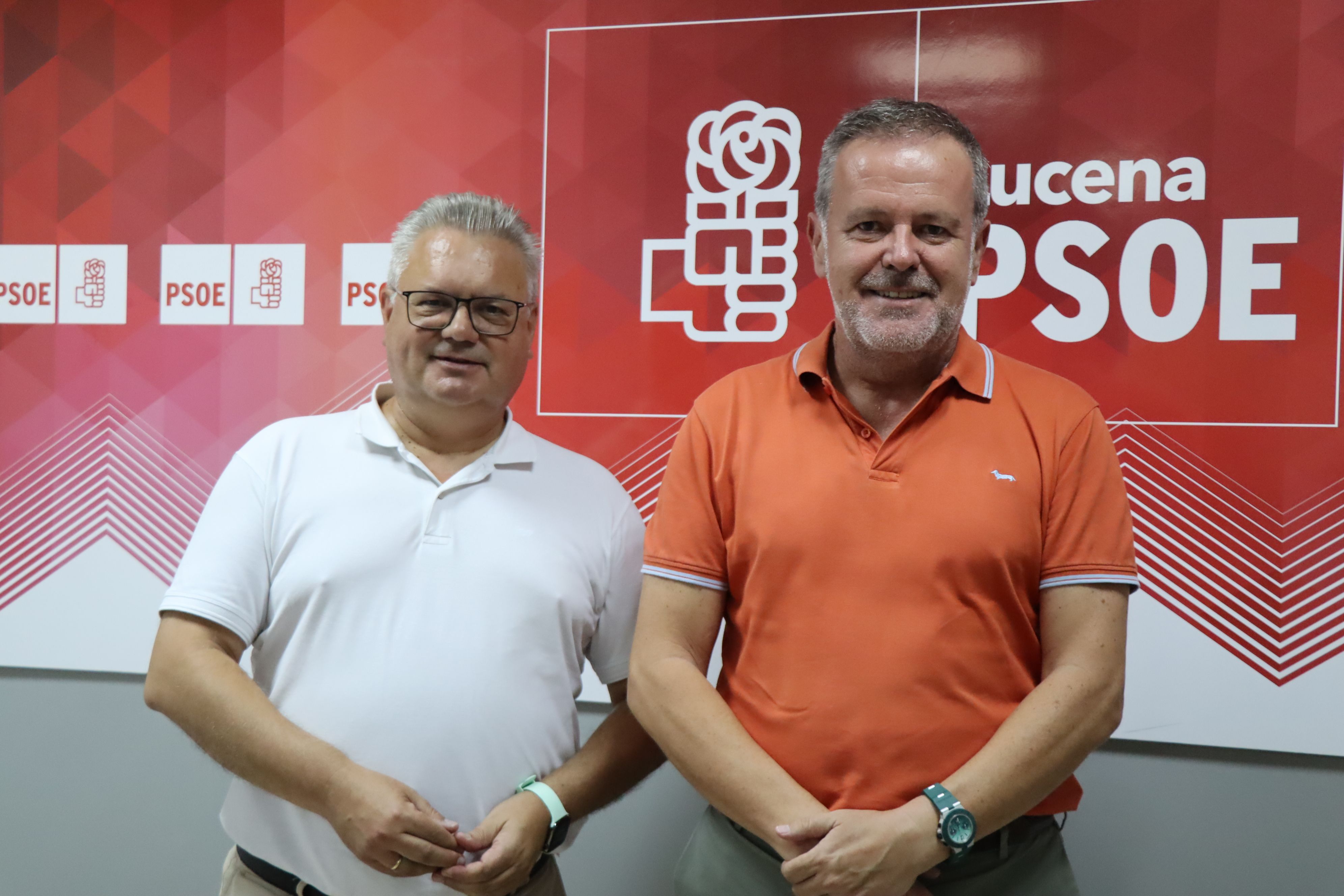 Esteban Morales y Francisco Algar durante la rueda de prensa