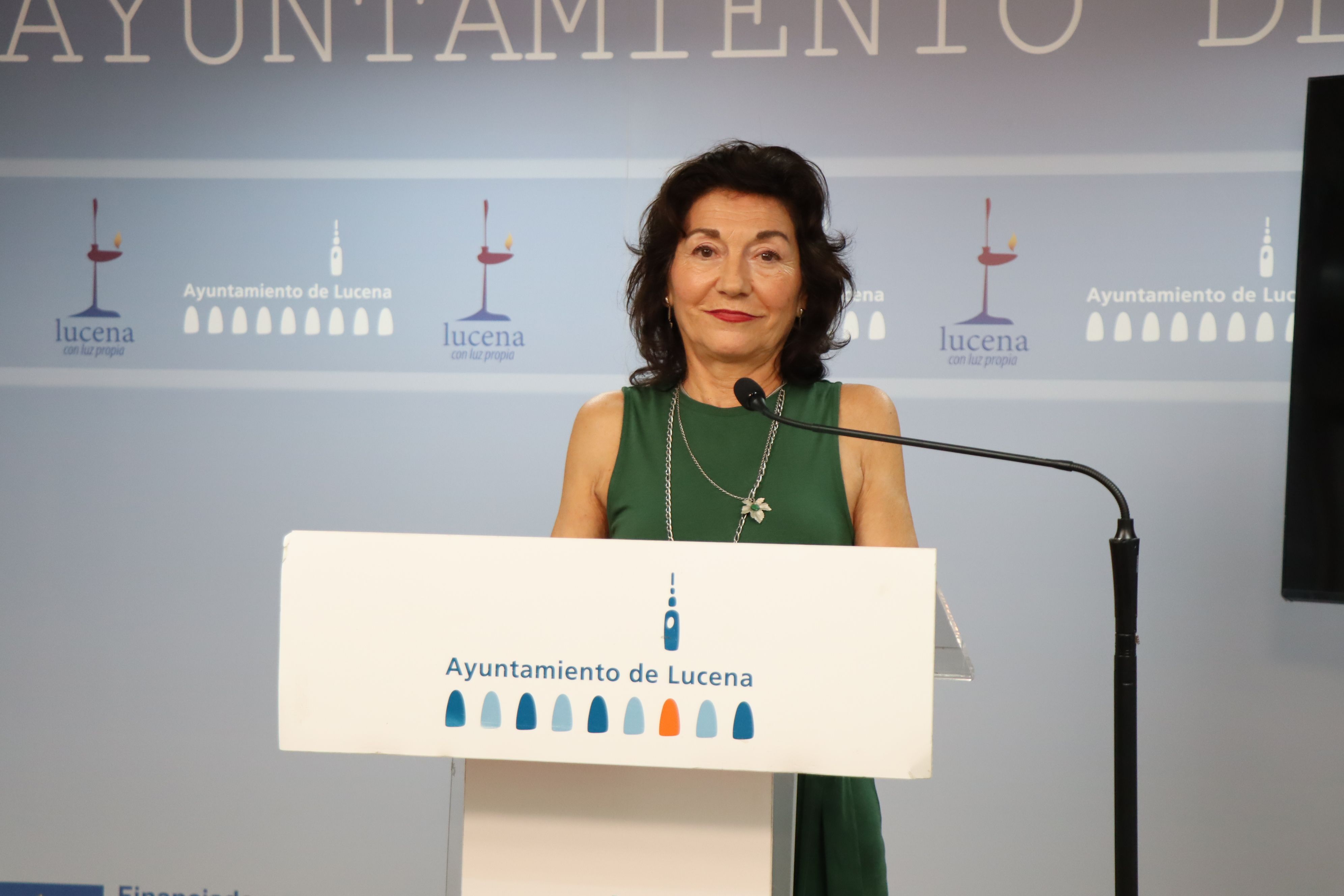 Laura Sánchez, portavoz de Vox en el ayuntamiento de Lucena