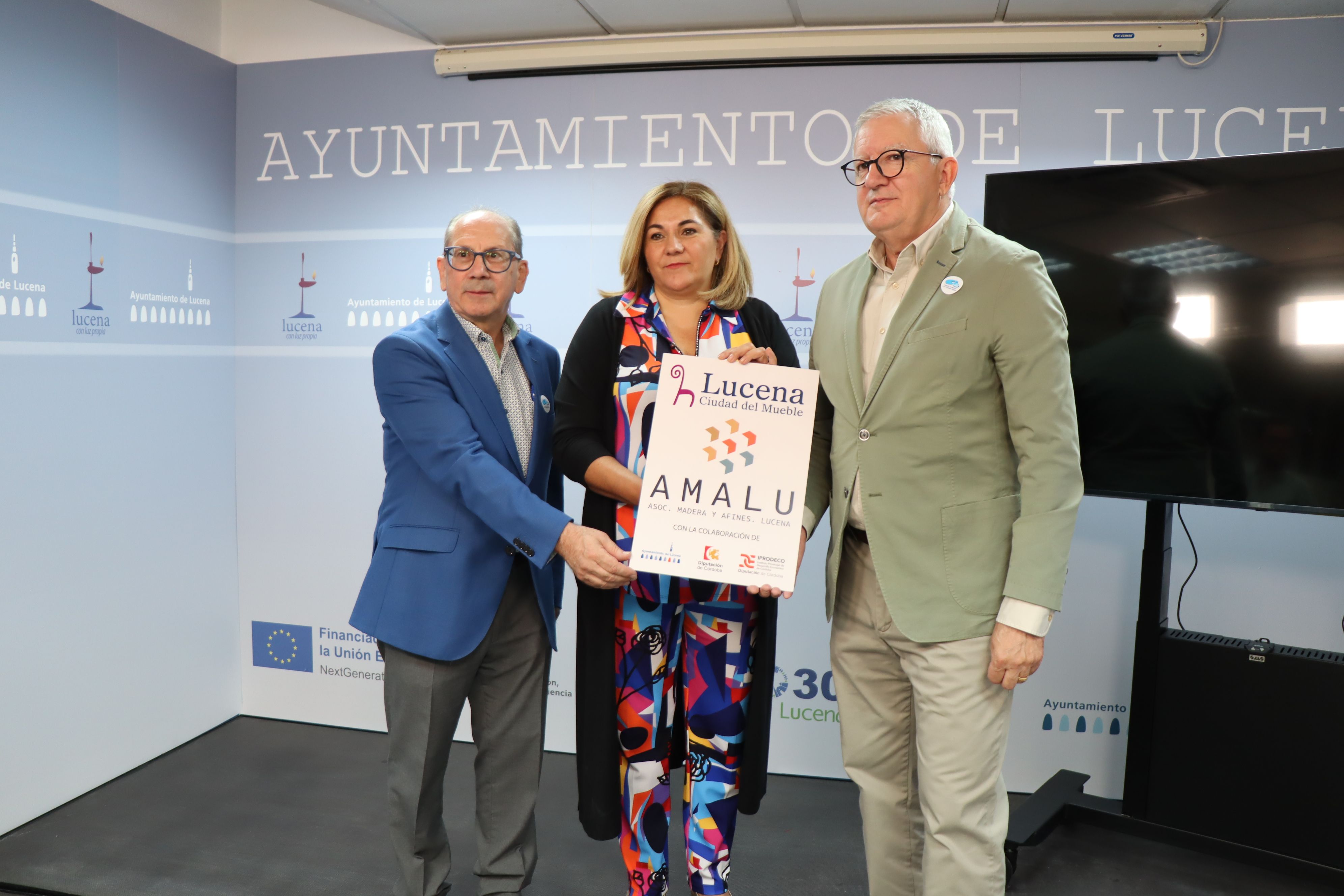 Presentación de la participación agrupada de Lucena en la Feria del Mueble "Hábitat Valencia"