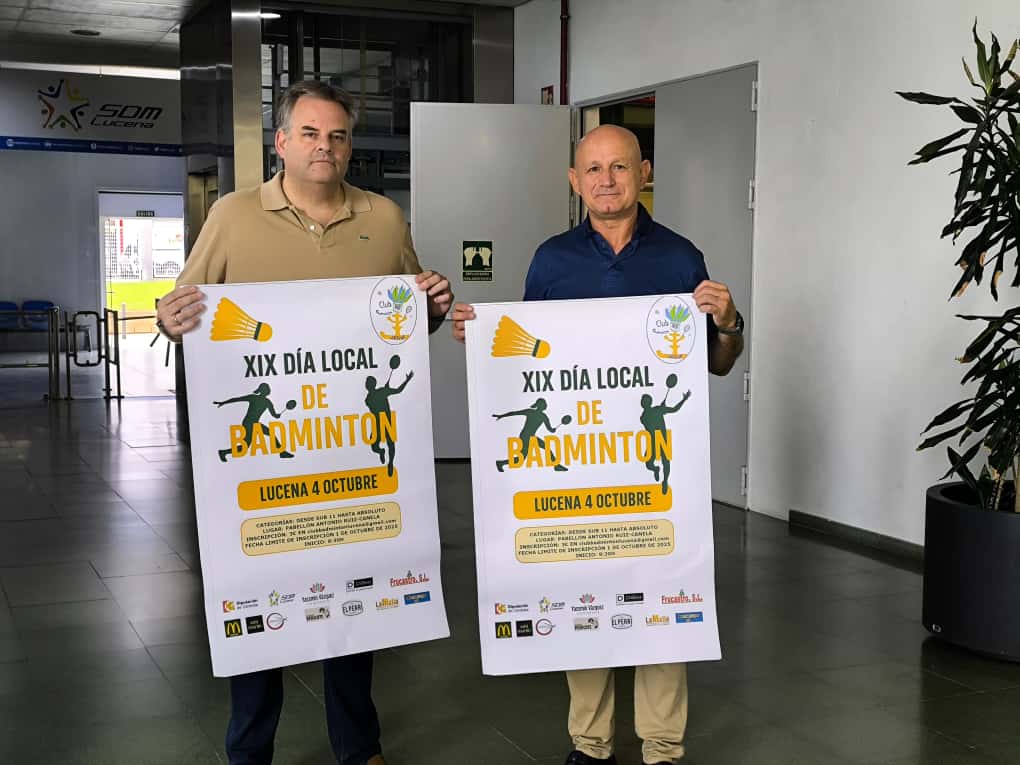 Presentación de la decimonovena edición del Día Local del Badminton